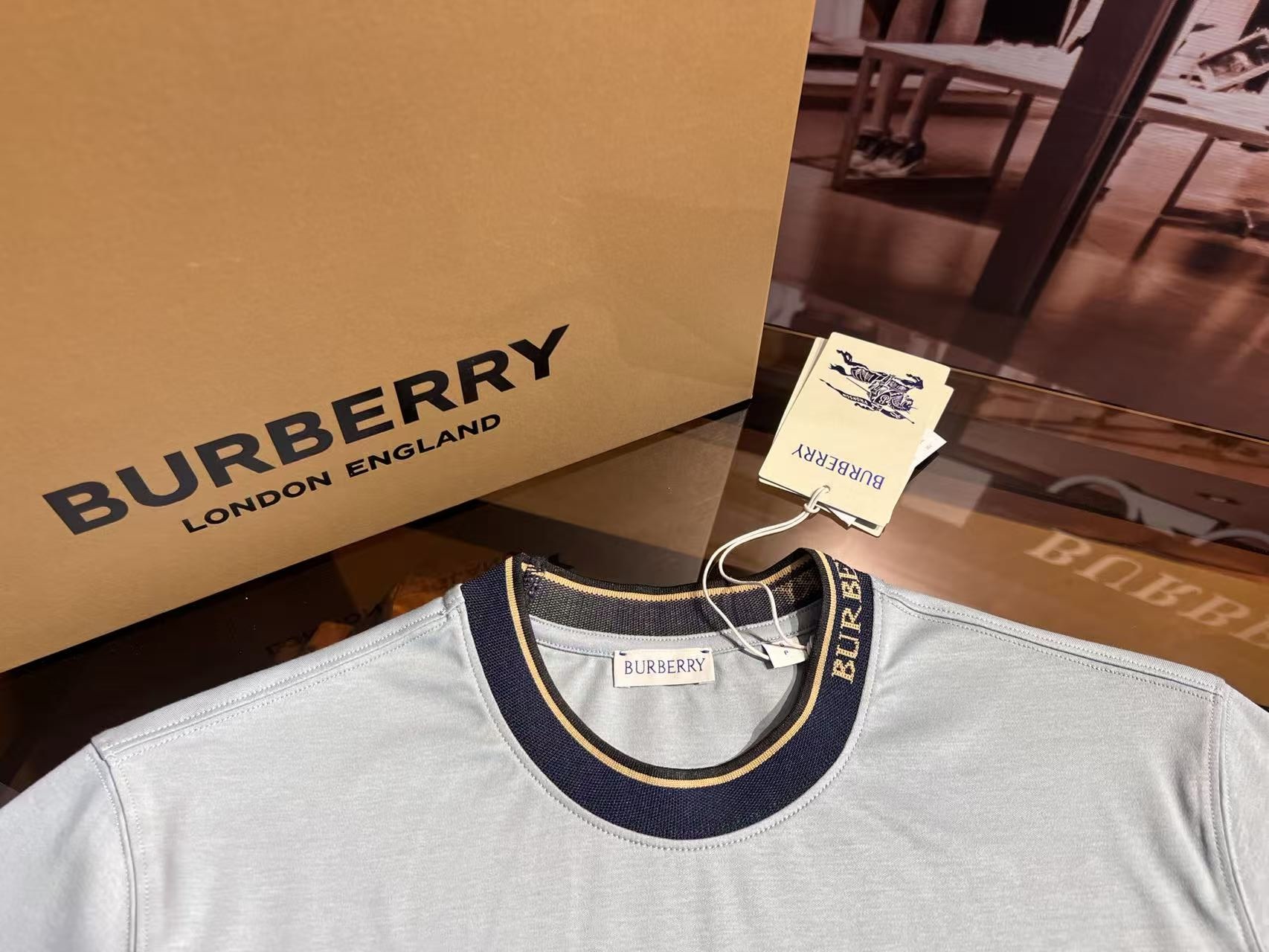 Burberry Men's Classic Fit Crewneck T-Shirt with Logo Detail 6 i1748693608390 2322 0 5