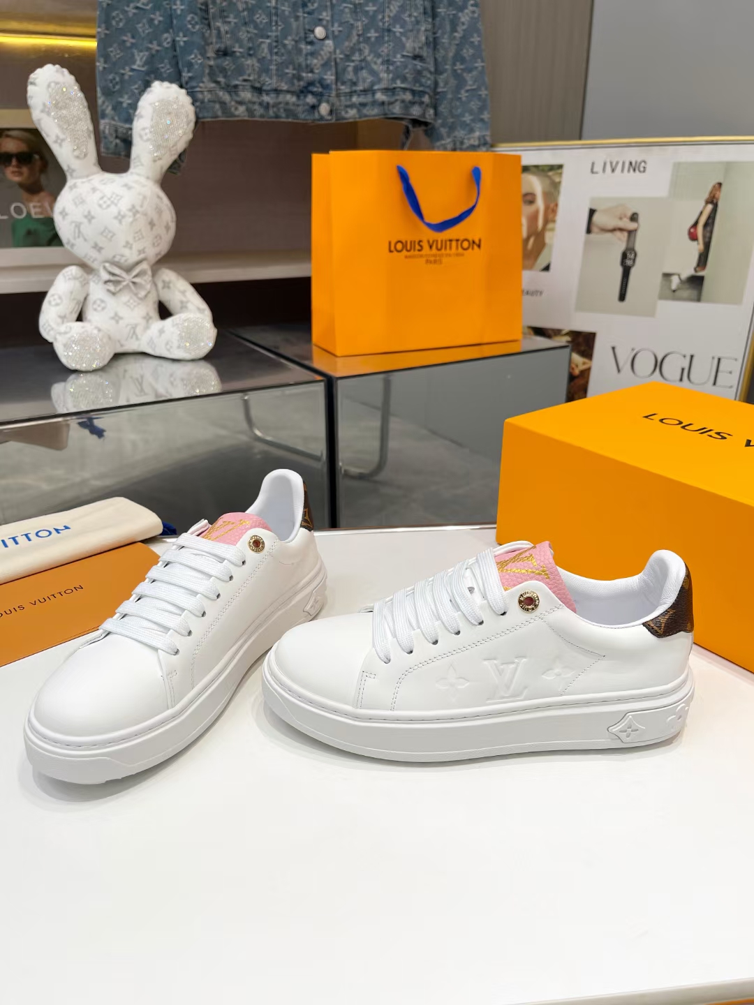 [Fuegos artificiales][Fuegos artificiales][Fuegos artificiales] 2024 Burro LV Casual Blanco Zapatos 