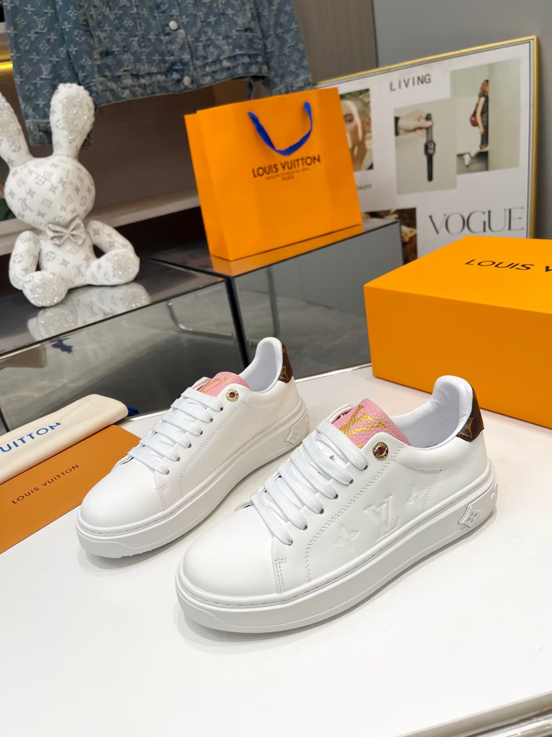 [Fuegos artificiales][Fuegos artificiales][Fuegos artificiales] 2024 Burro LV Casual Blanco Zapatos 
