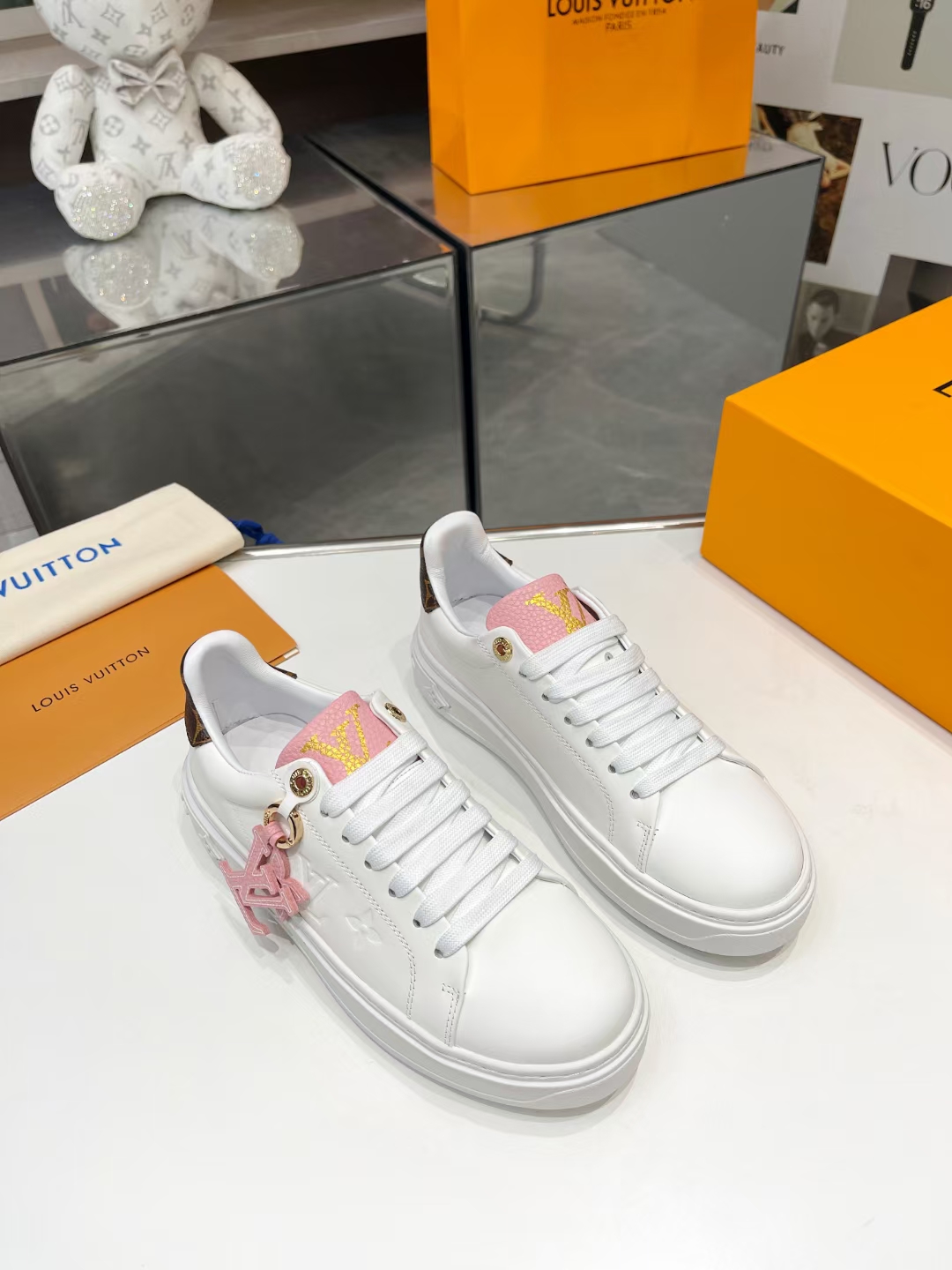 [Fuegos artificiales][Fuegos artificiales][Fuegos artificiales] 2024 Burro LV Casual Blanco Zapatos 