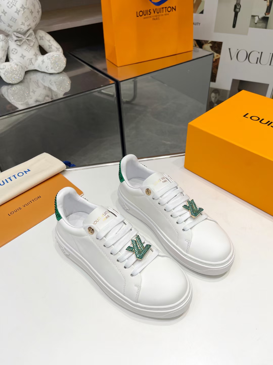 [Fuegos artificiales][Fuegos artificiales][Fuegos artificiales] 2024 Burro LV Casual Blanco Zapato S
