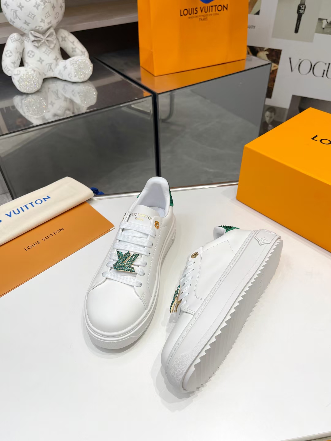 [Fuegos artificiales][Fuegos artificiales][Fuegos artificiales] 2024 Burro LV Casual Blanco Zapato S