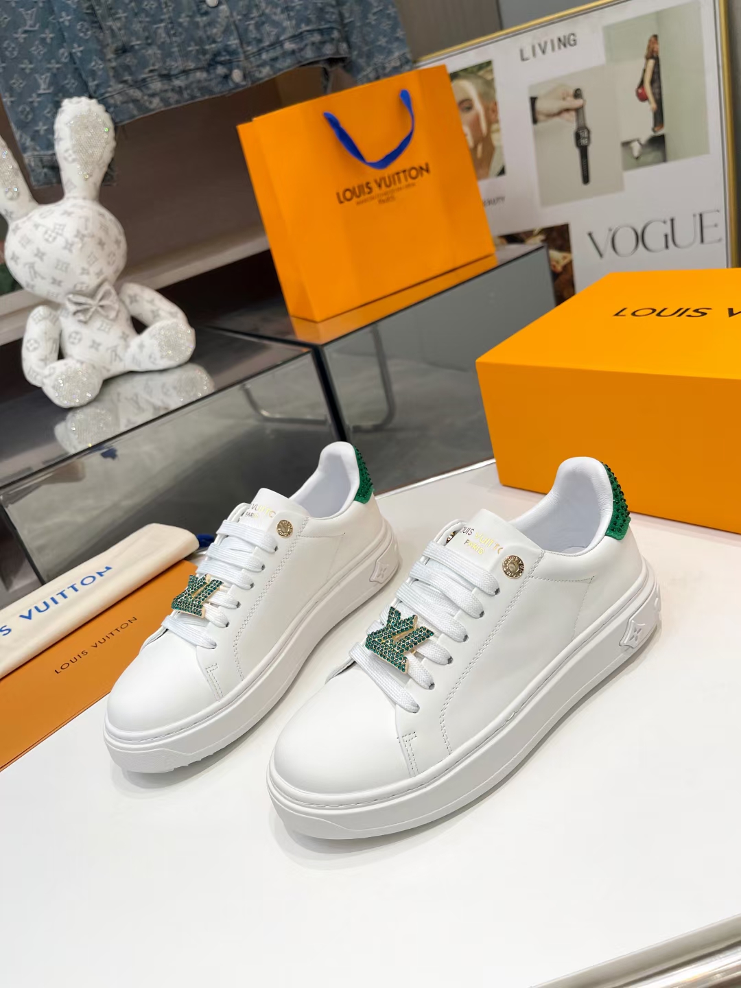 [Fuegos artificiales][Fuegos artificiales][Fuegos artificiales] 2024 Burro LV Casual Blanco Zapato S