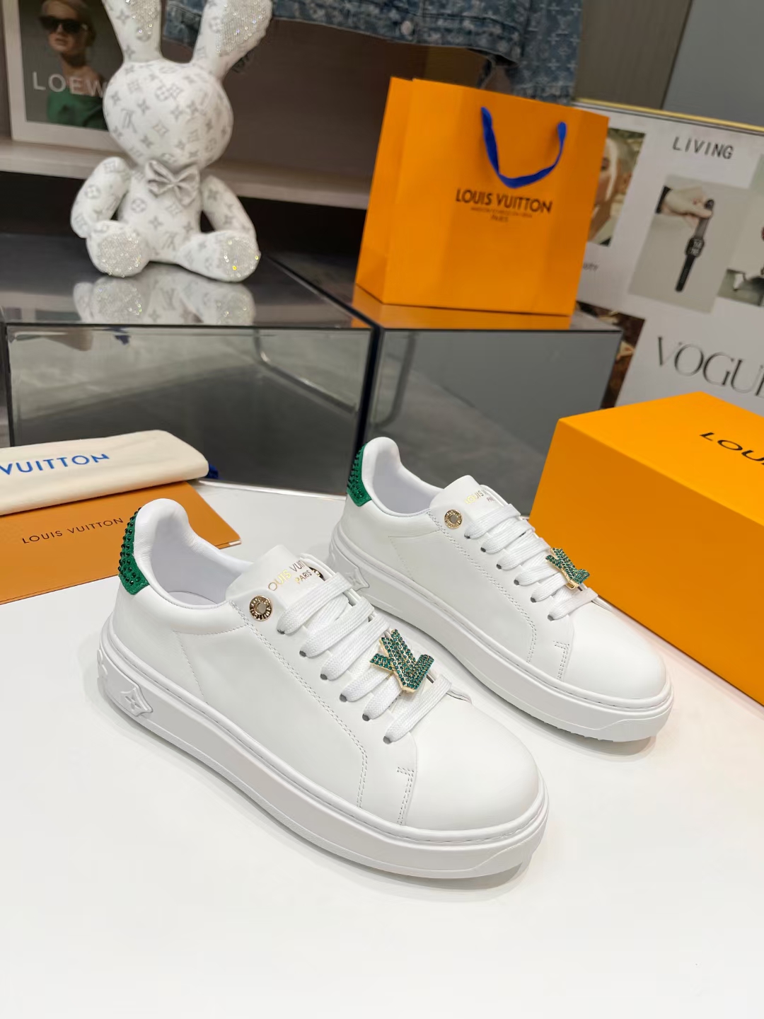 [Fuegos artificiales][Fuegos artificiales][Fuegos artificiales] 2024 Burro LV Casual Blanco Zapato S