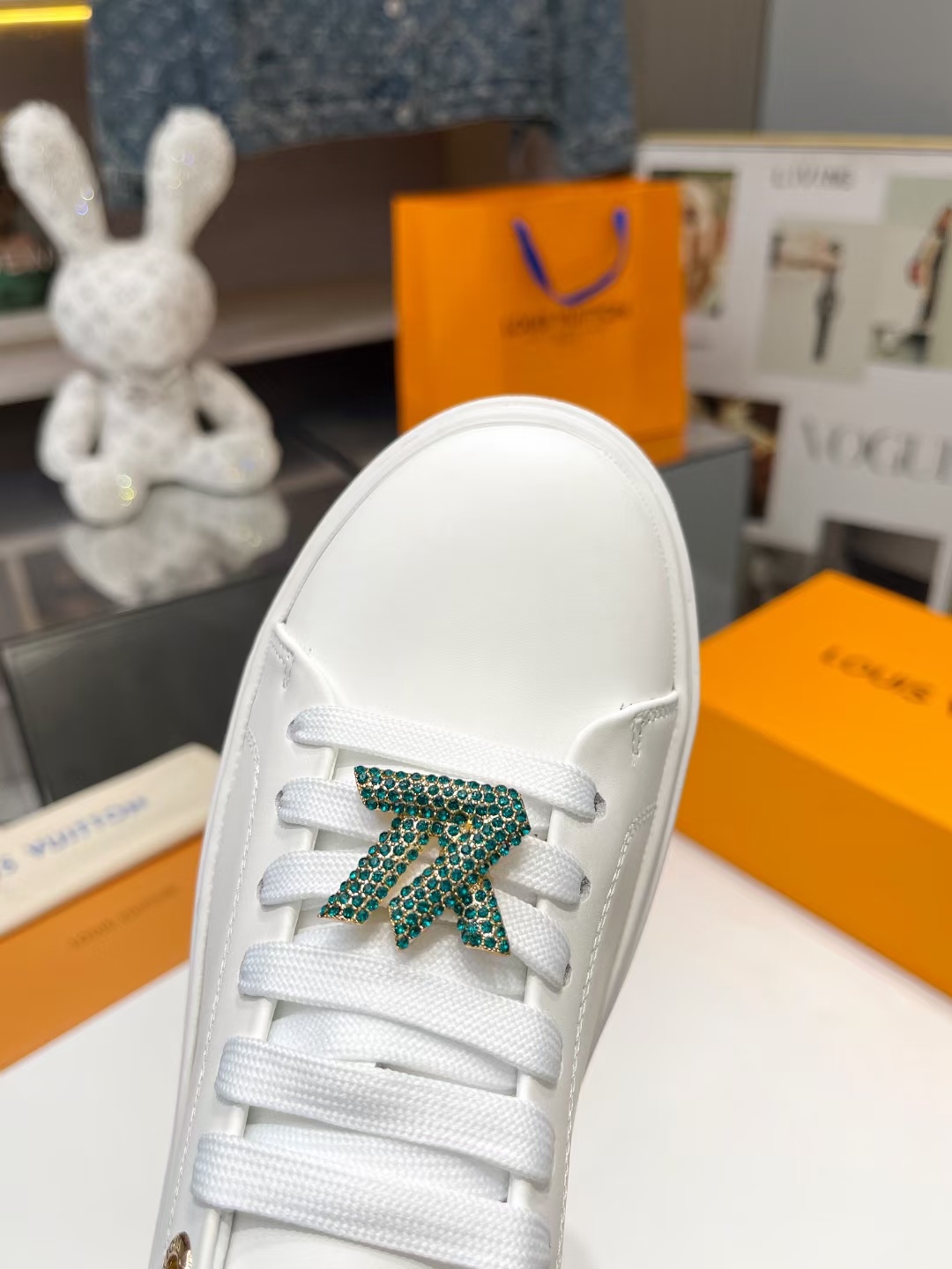 [Fuegos artificiales][Fuegos artificiales][Fuegos artificiales] 2024 Burro LV Casual Blanco Zapato S