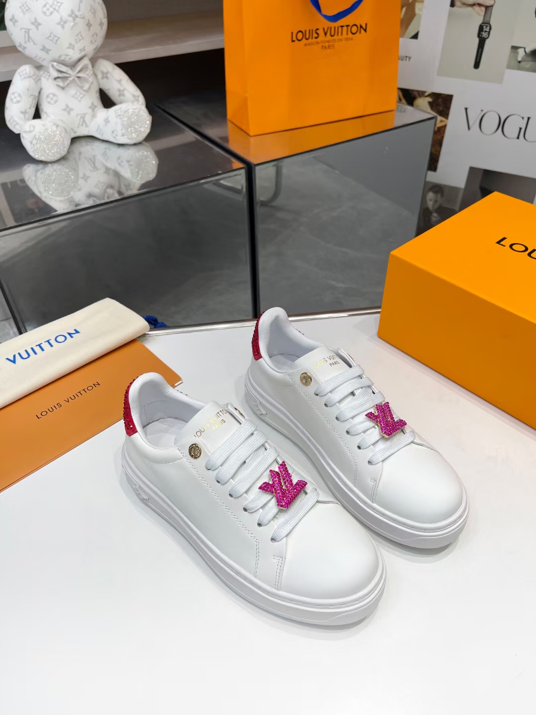 [Fuegos artificiales][Fuegos artificiales][Fuegos artificiales] 2024 Burro LV Casual Blanco Zapato S