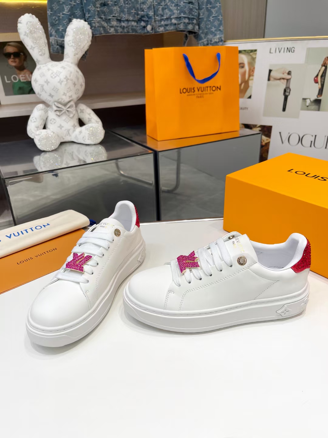 [Fuegos artificiales][Fuegos artificiales][Fuegos artificiales] 2024 Burro LV Casual Blanco Zapato S