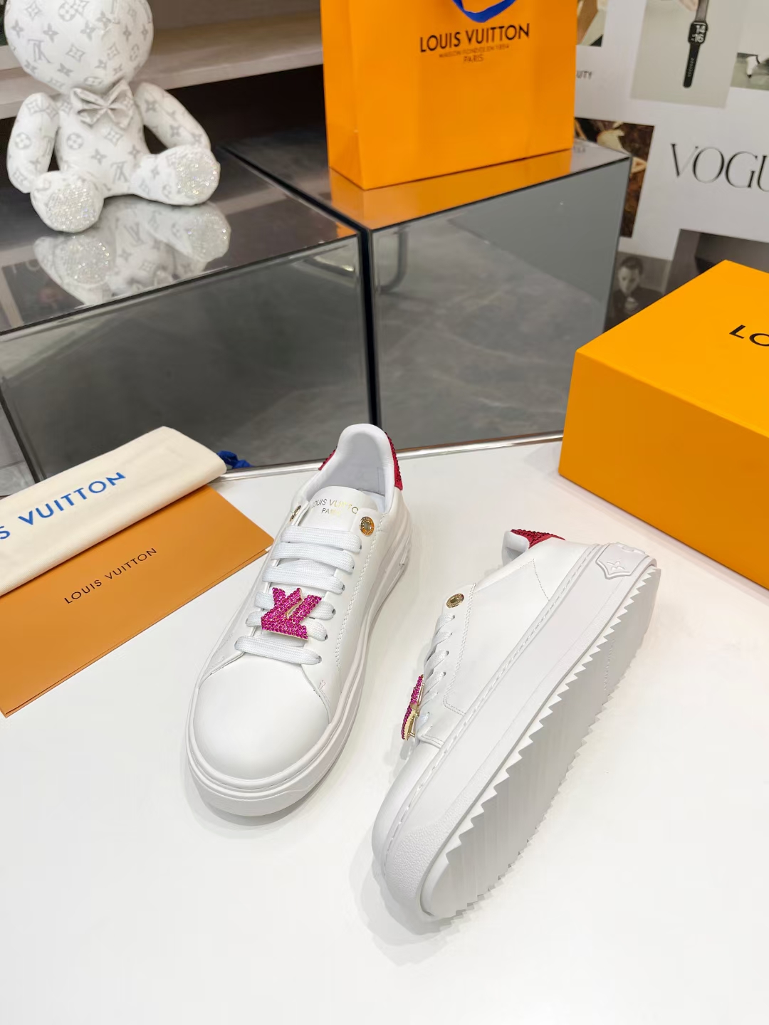 [Fuegos artificiales][Fuegos artificiales][Fuegos artificiales] 2024 Burro LV Casual Blanco Zapato S