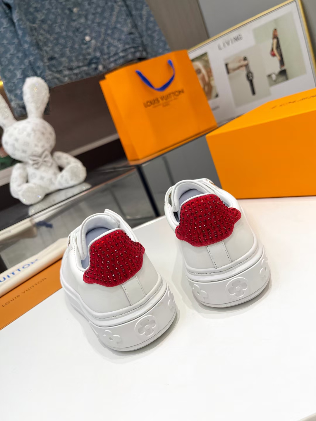 [Fuegos artificiales][Fuegos artificiales][Fuegos artificiales] 2024 Burro LV Casual Blanco Zapato S