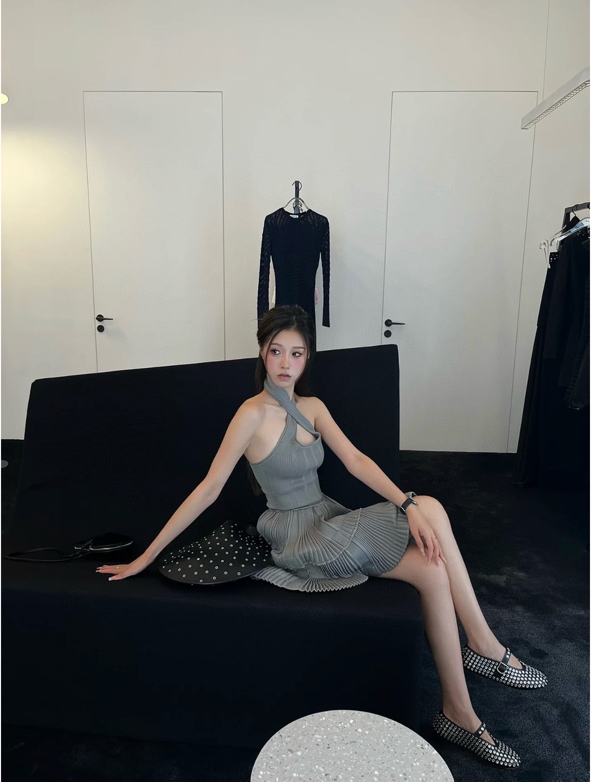 NO:265426,-Blogger demonstration matching, ballet shoes19860909-博主示范搭配,芭蕾舞鞋,Women's Shoes