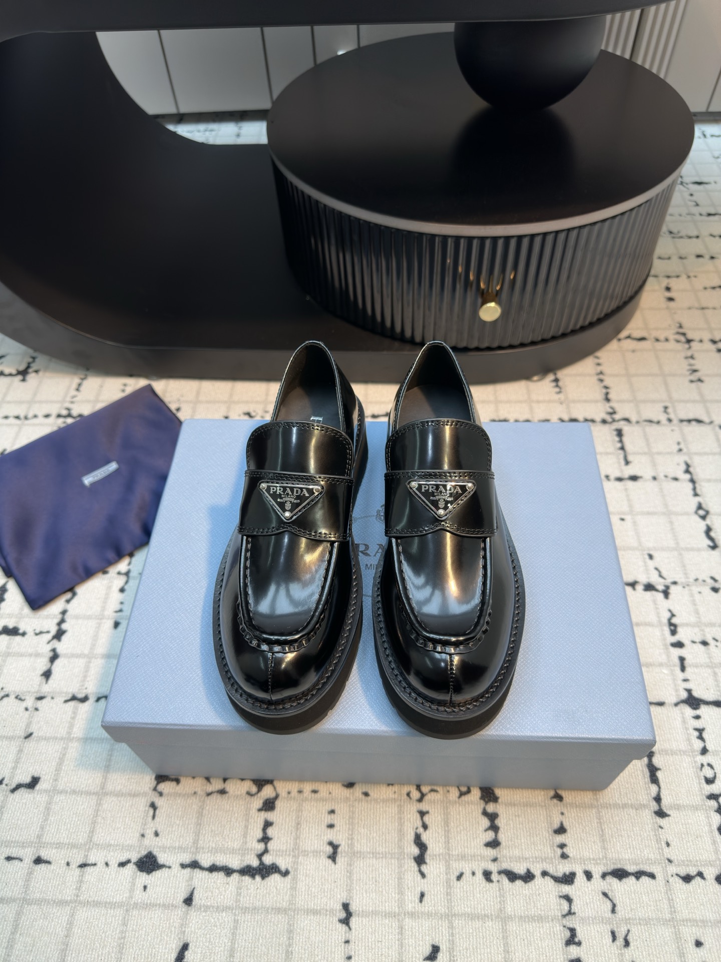 Prada Scarpe Loafer Pelle bovina