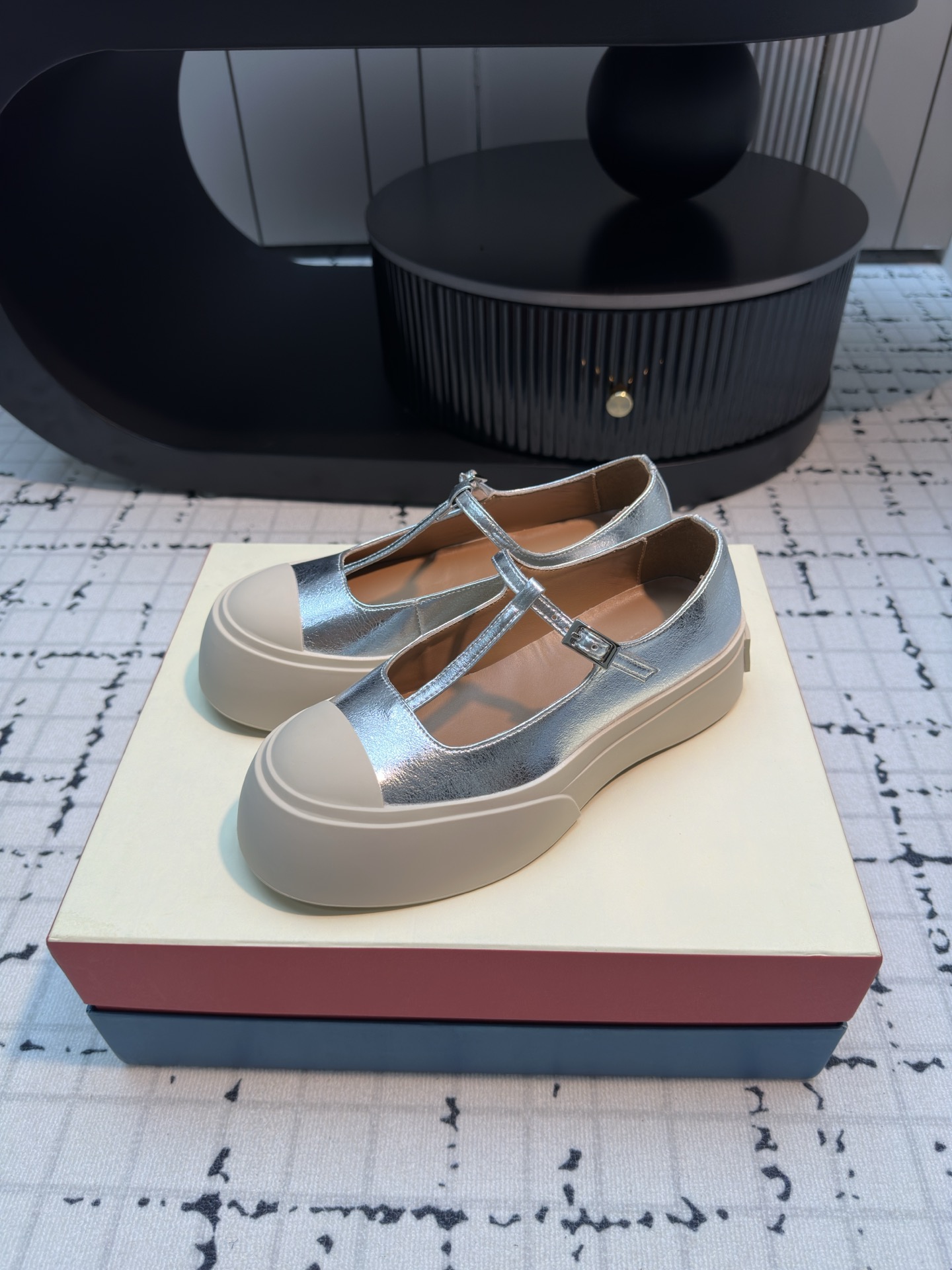 Marni Women's Latest T-Strap Mary Jane Platform Shoes - Chic and Comfortable 1 Marni Women's Latest T-Strap Mary Jane Platform Shoes - Chic and Comfortable