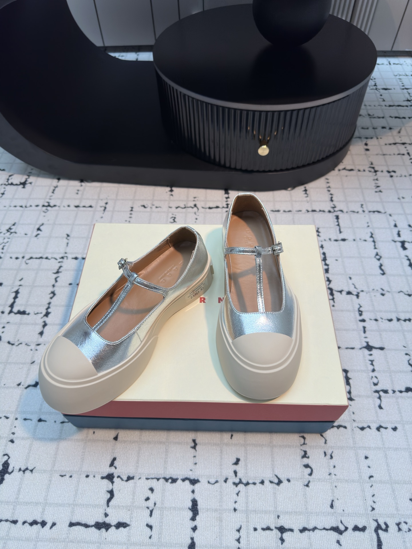 Marni Women's Latest T-Strap Mary Jane Platform Shoes - Chic and Comfortable 5 i1724483758 8343 0