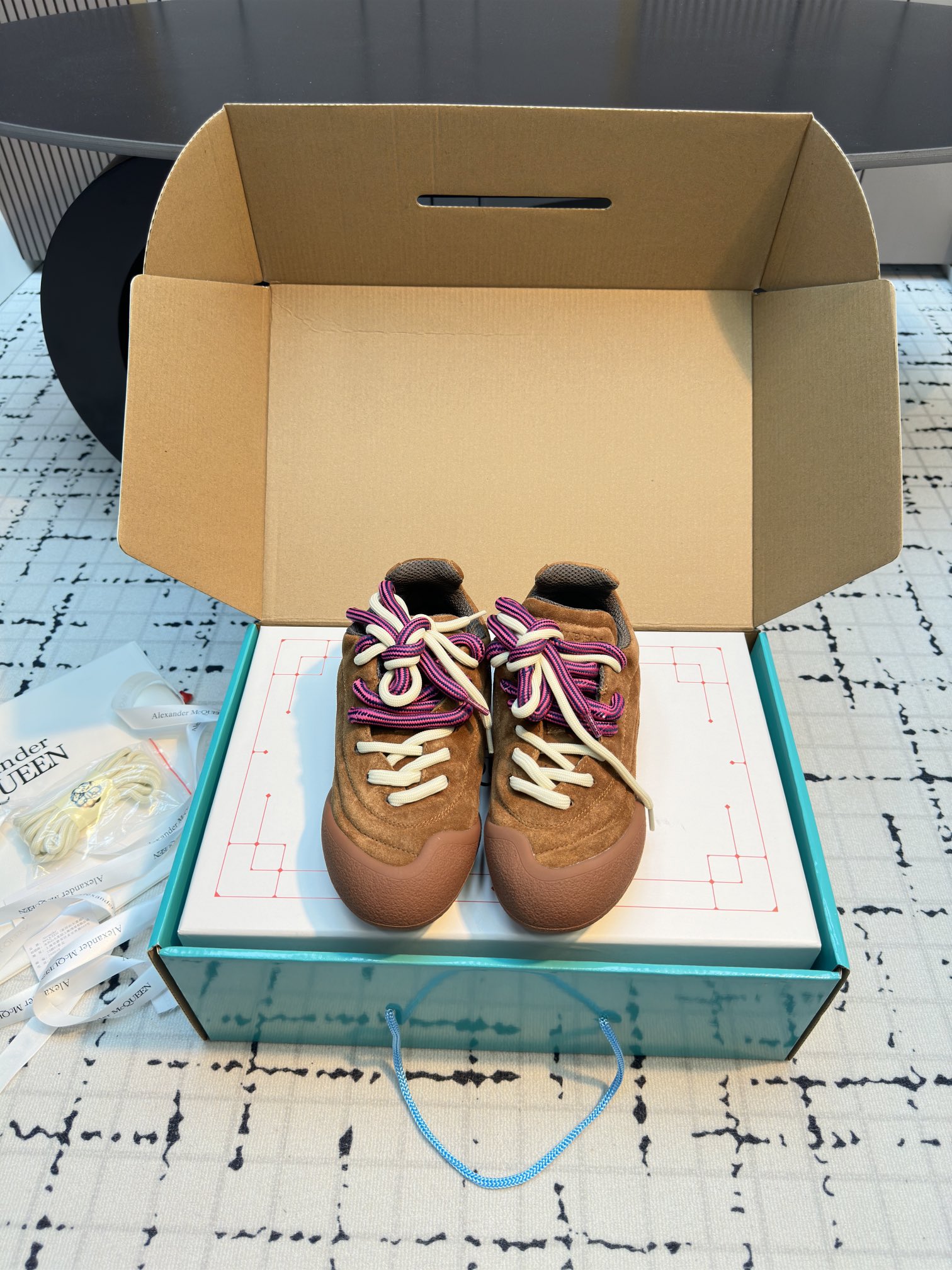 Alexander McQueen Flexion Sneakers: Off-White Leather, Lightweight Sole Shoes 3 i1729770045 4128 0