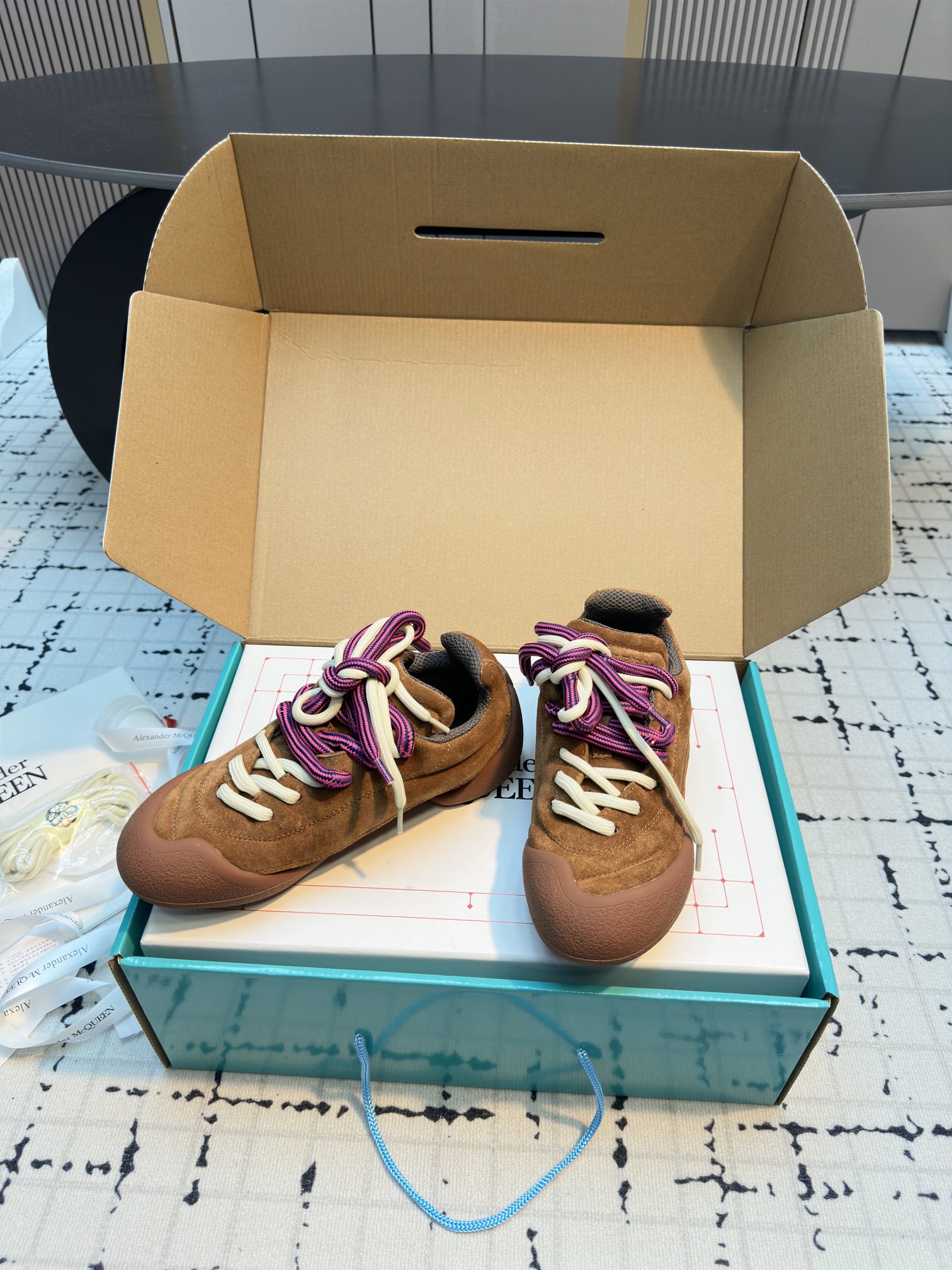 Alexander McQueen Flexion Sneakers: Off-White Leather, Lightweight Sole Shoes 5 i1729770046 9278 6