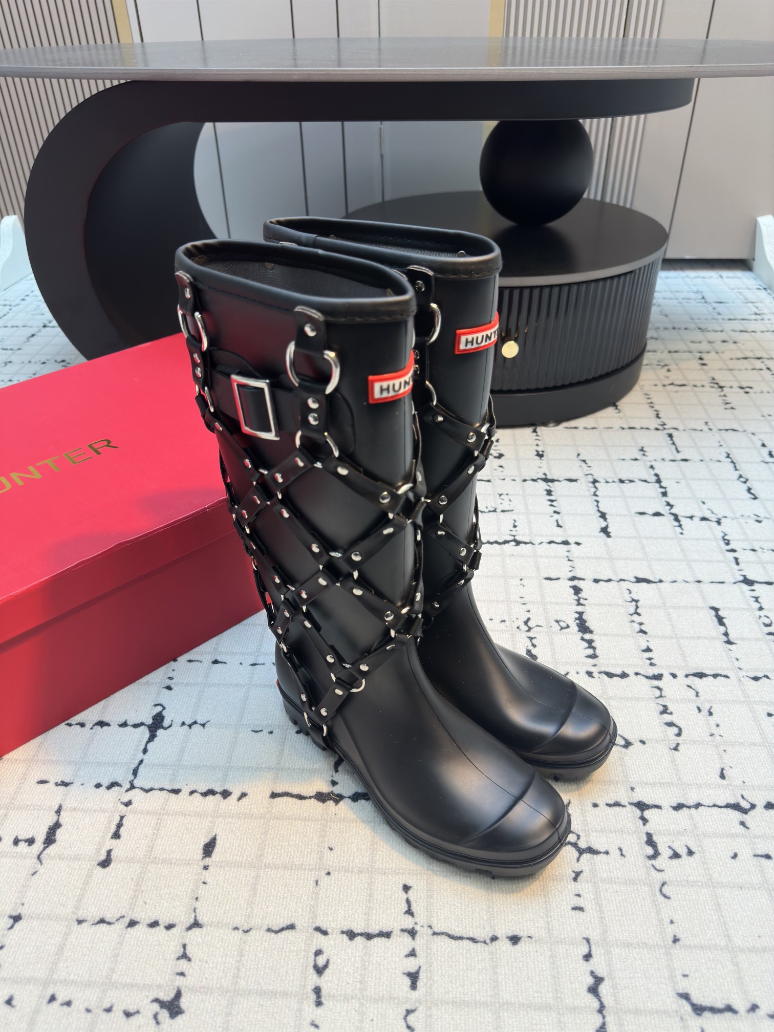 Latest Hunter 24ss Waterproof Wellington Boots for Camping Women in Classic English Style