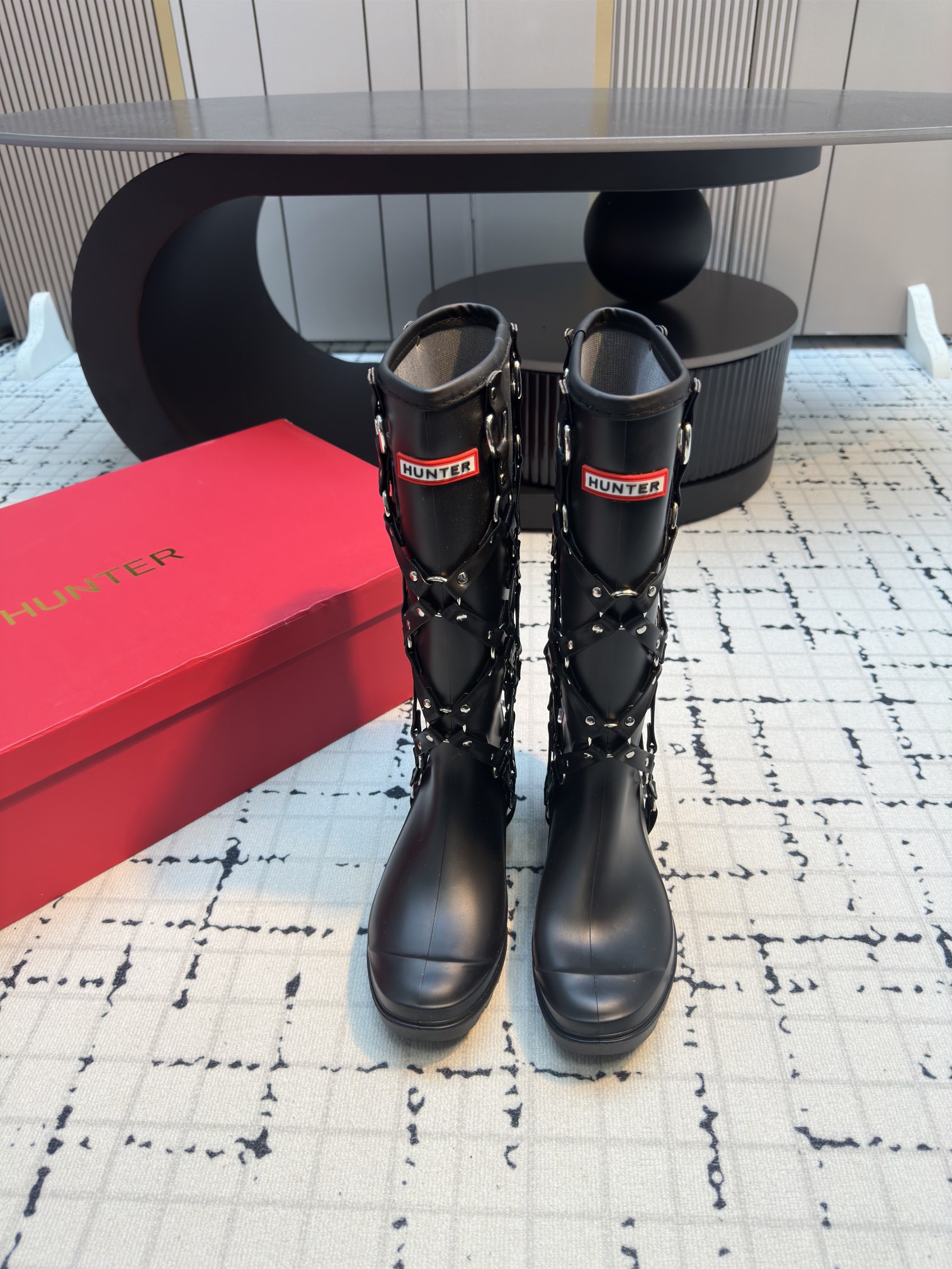 Latest Hunter 24ss Waterproof Wellington Boots for Camping Women in Classic English Style - 图片 6
