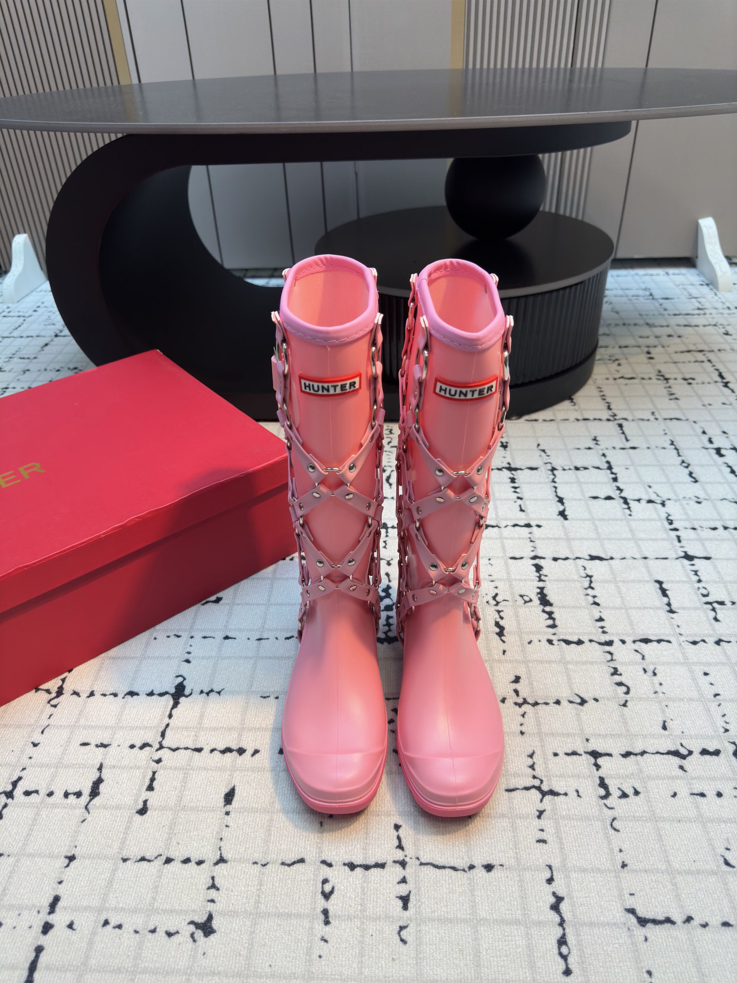 Latest Hunter 24ss Waterproof Knight Boots for Camping Women – Code 35/40 P483 - 图片 6