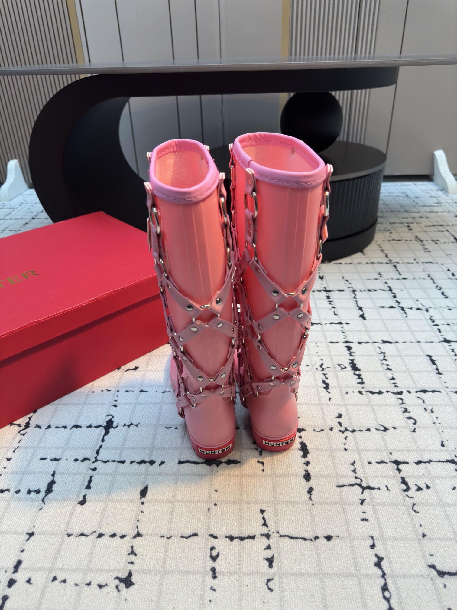 Latest Hunter 24ss Waterproof Knight Boots for Camping Women – Code 35/40 P483 - 图片 3