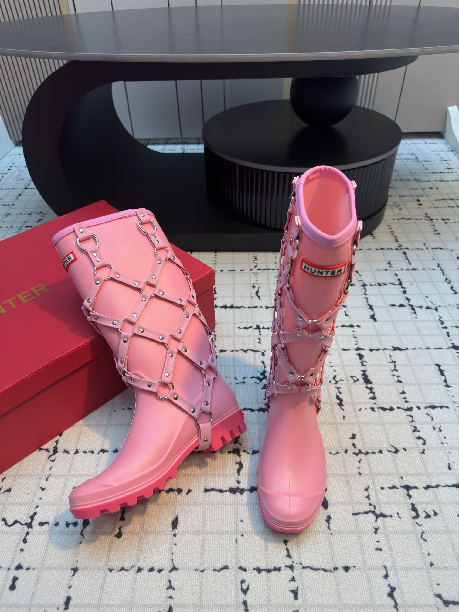 Latest Hunter 24ss Waterproof Knight Boots for Camping Women – Code 35/40 P483 - 图片 4