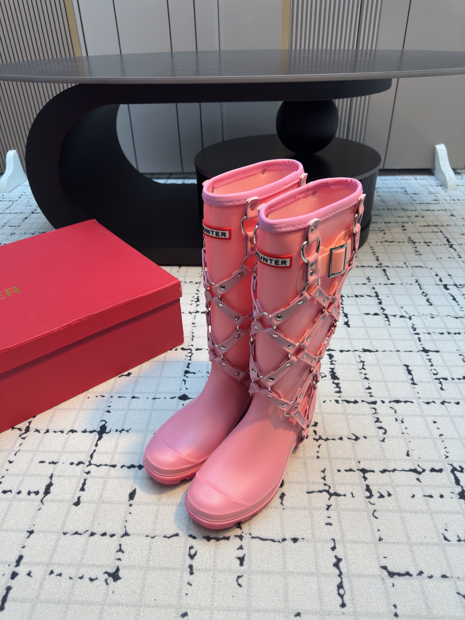 Latest Hunter 24ss Waterproof Knight Boots for Camping Women – Code 35/40 P483 - 图片 2