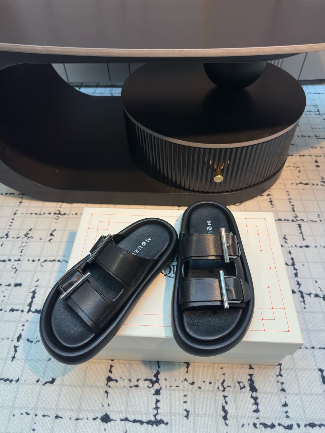 Alexander McQueen Leather Buckle Platform Sandals - Elevated Comfort 5 i1736074130721 9469 0 3