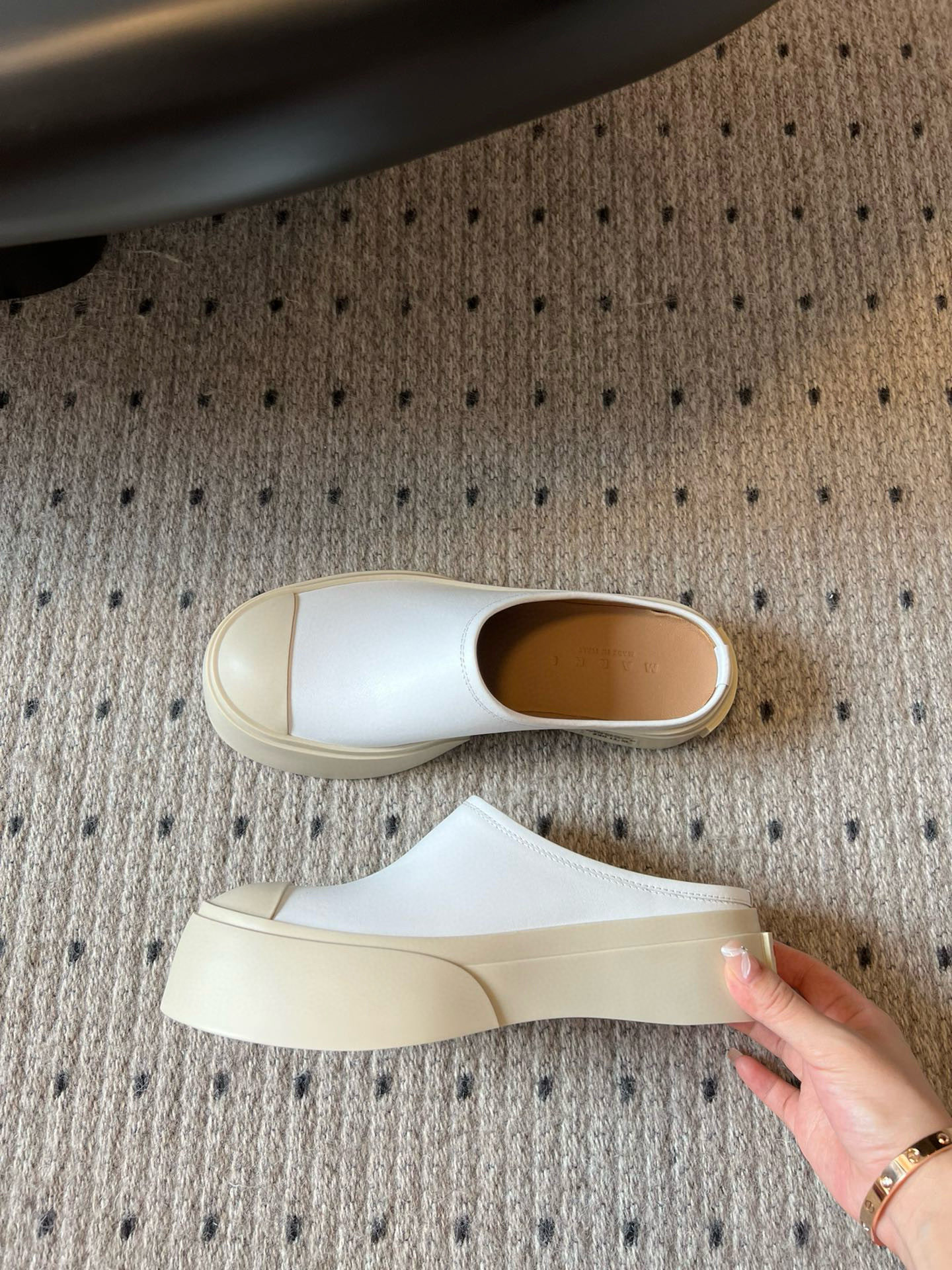 Marni 25 New Thick Bottom Half Slippers: Stylish and Convenient 3 i1740308505993 623 0 2