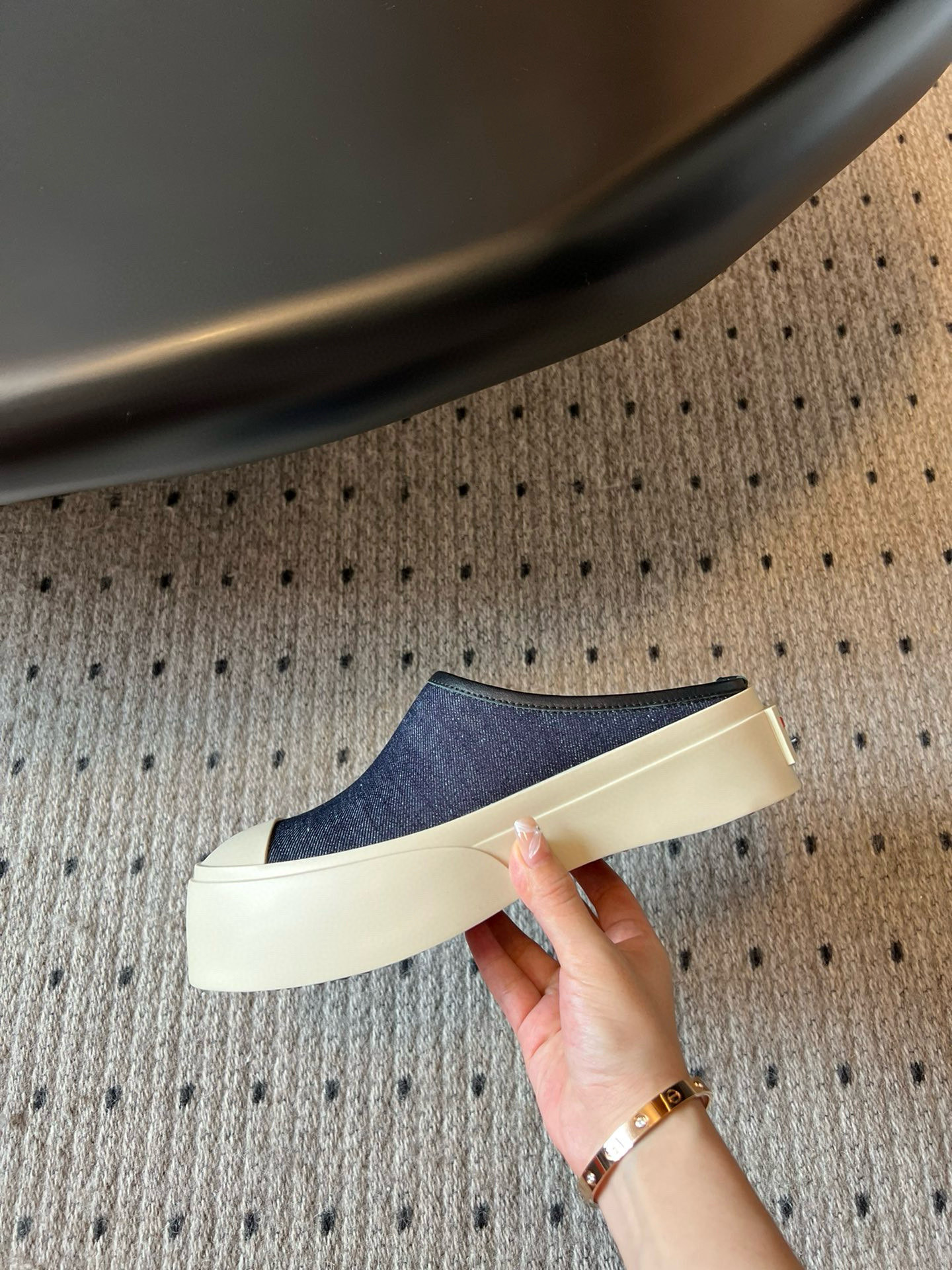 Marni Women's Denim Upper Platform Mules - Effortless Style & Comfort 9 i1740308530460 4224 0 7