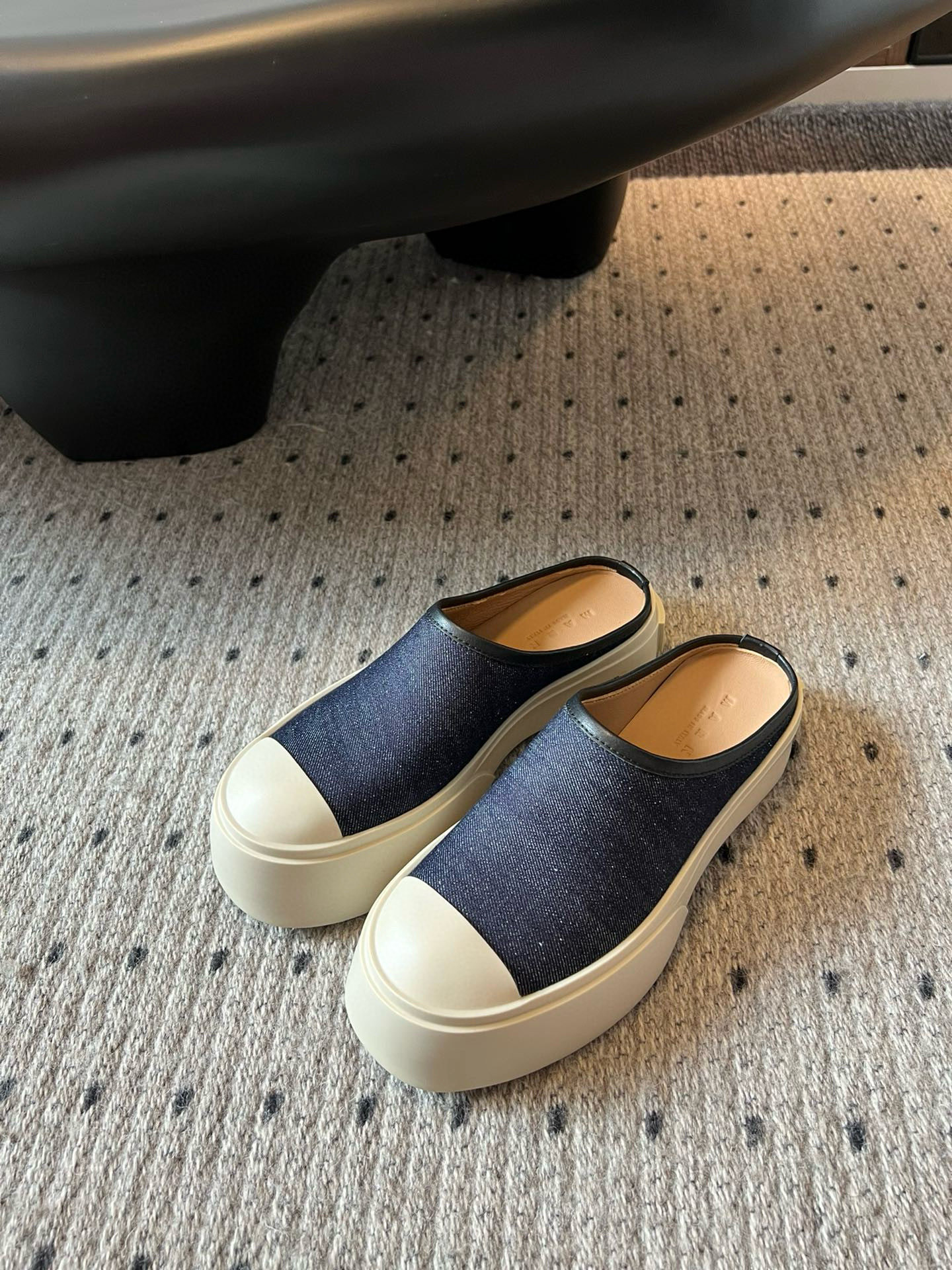 Marni Women's Denim Upper Platform Mules - Effortless Style & Comfort 1 Marni Women's Denim Upper Platform Mules - Effortless Style & Comfort