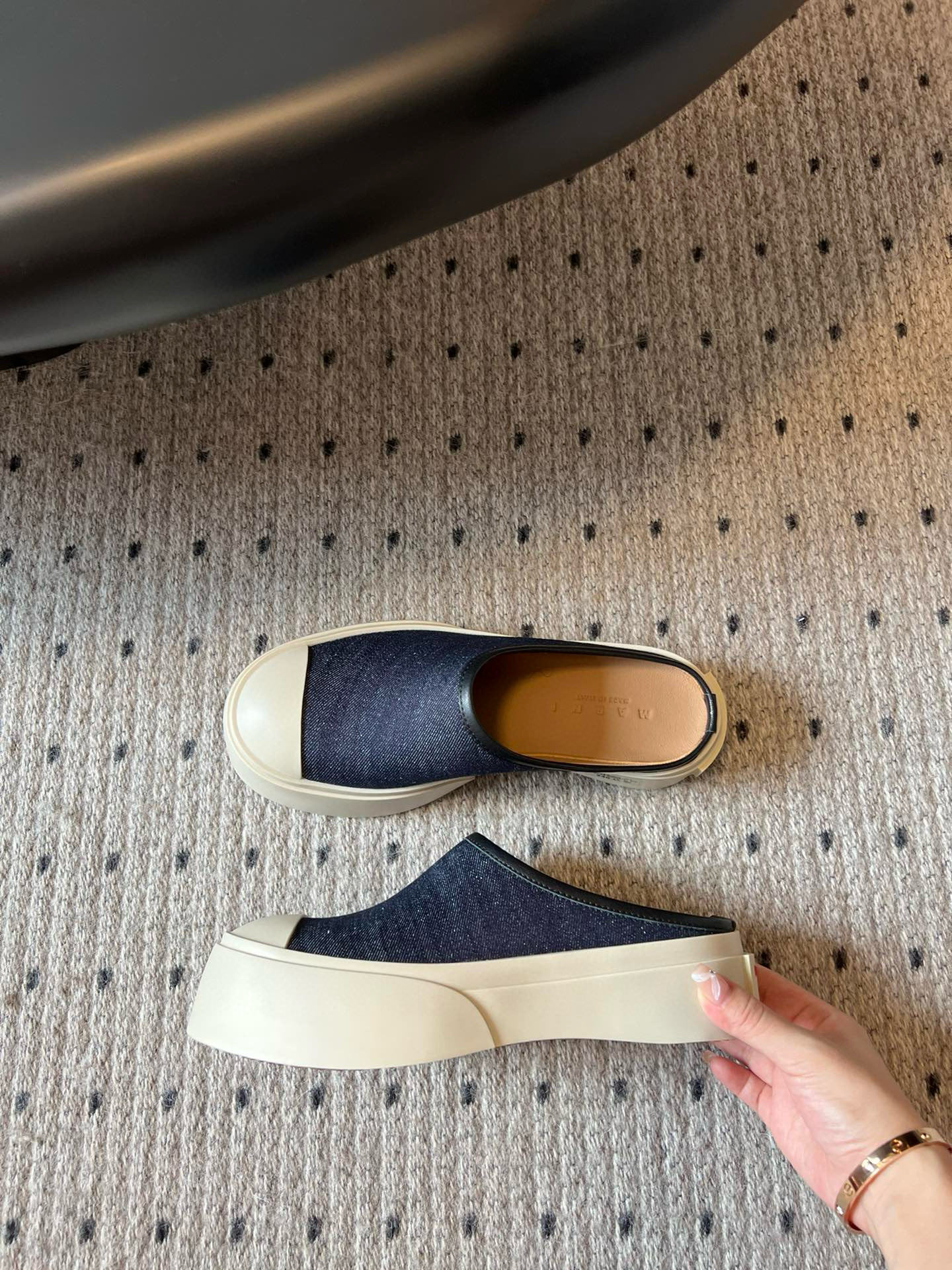 Marni Women's Denim Upper Platform Mules - Effortless Style & Comfort 5 i1740308531092 4245 0 2