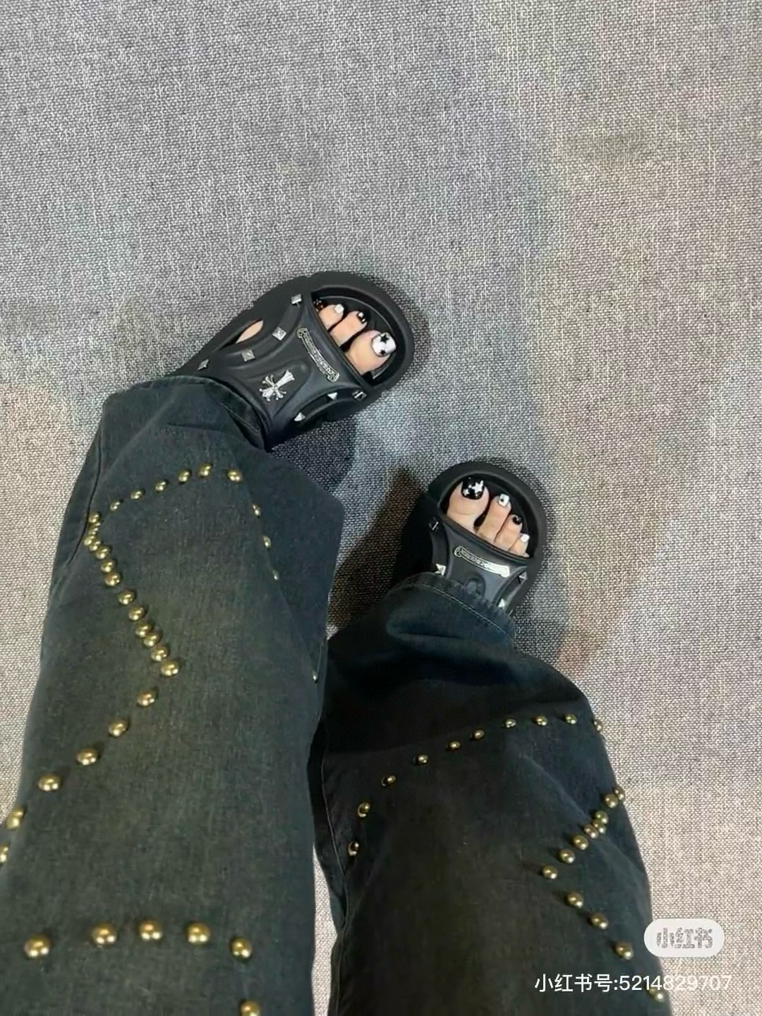 NO:265396,foot pictures, slippers, slippers19860909上脚图,拖鞋,slippers,Women's Shoes