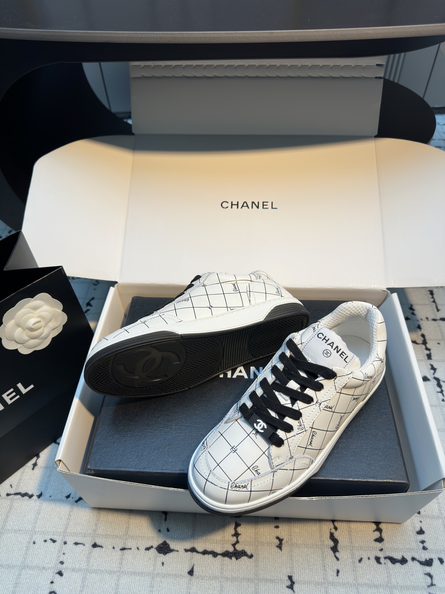 Chanel Panda Sneakers - Original 3D Rubber Print, Breathable Design 8 i1742475076745 3440 0 6
