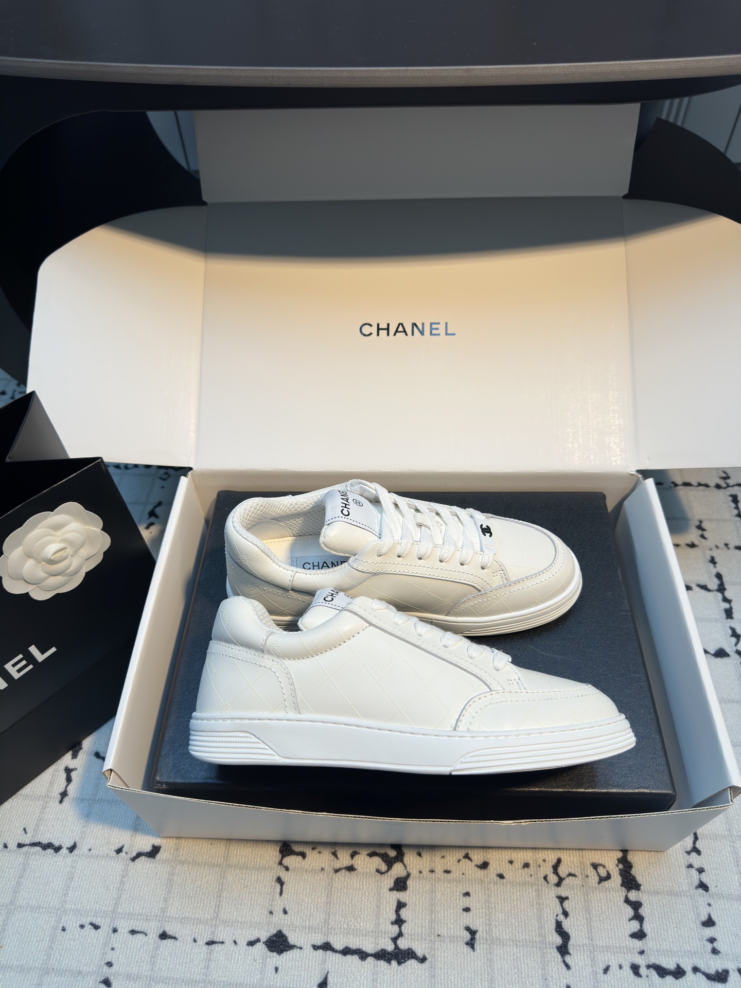Chanel White Leather Sneakers, Lightweight, Breathable, and Comfortable 6 i1742475157181 4272 0 4