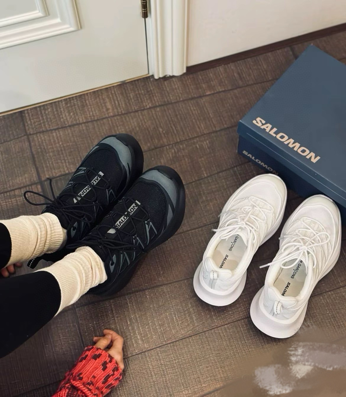 NO:262188,The new season of Cdg Salomon's joint brand has a higher bottom!  Super light!  It's OK to go wild!  , Casual Shoes/Sports Shoes, Dolce & Gabbana, Sneakers19860909新一季Cdg萨洛蒙联名 底更高了！超级轻！暴走OK！,休闲鞋/运动鞋,Dolce&Gabbana,sneakers,Women's Shoes