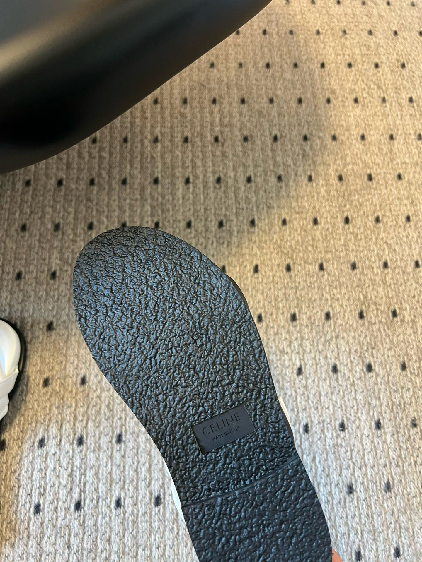 Celine Triomphe White Leather Sandals, Women's Summer Fashion Footwear 7 i1742645707930 8088 0 5