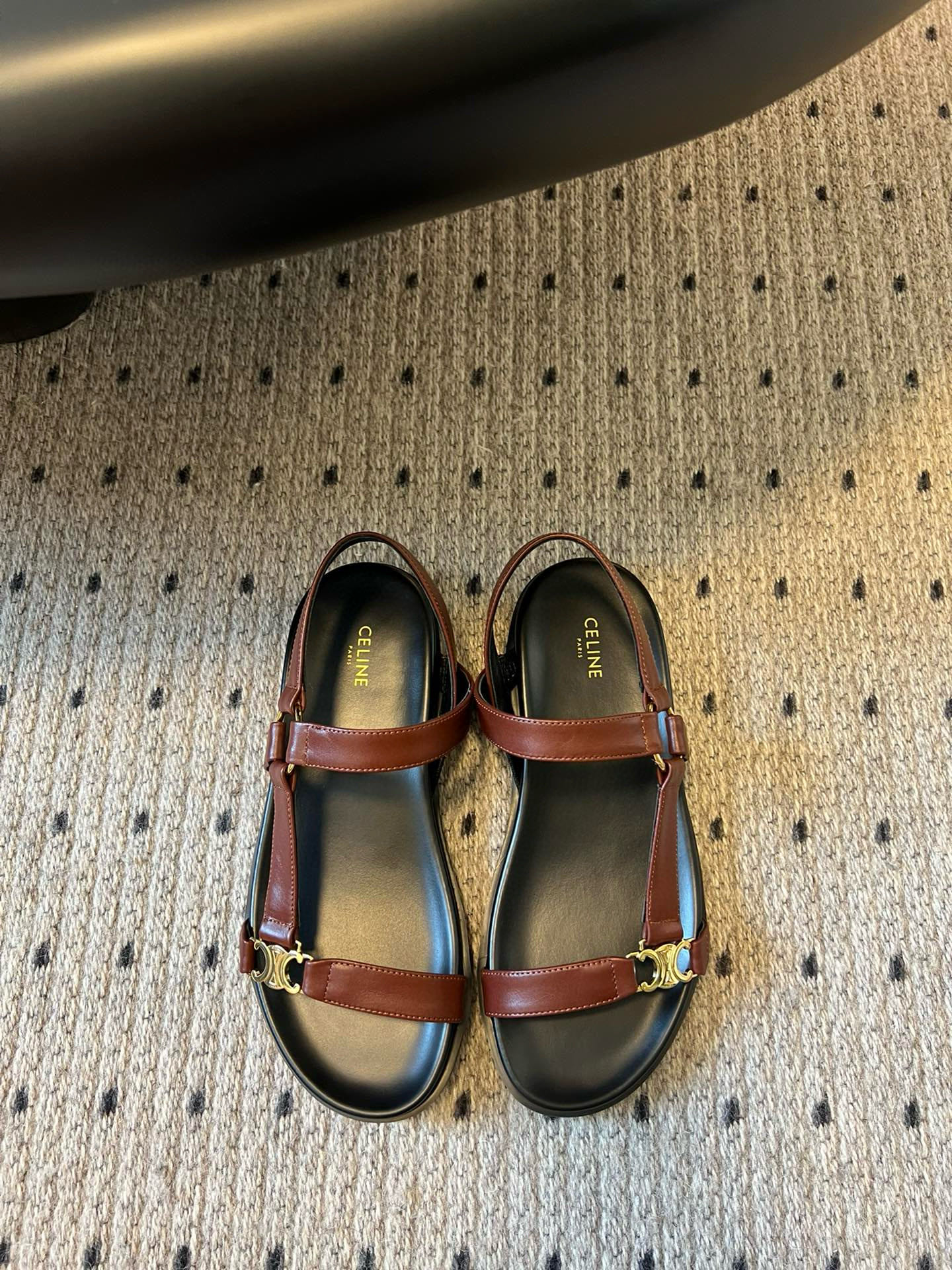 Celine Triomphe Sandals: Leather, Comfortable, and Stylish Summer Essential 3 i1742645741134 3223 0 0