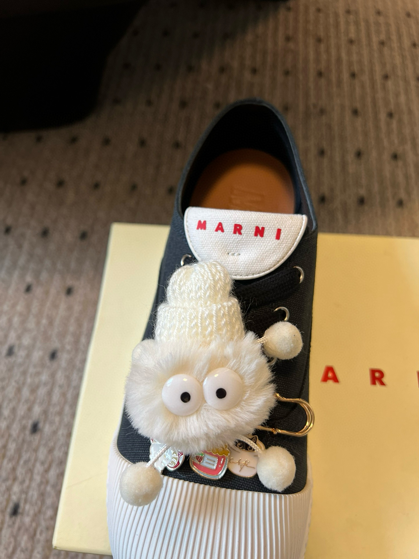 Marni Cotton Wave Sneakers - Lightweight Canvas with Cute Pom-Pom Details 6 i1742818377120 2283 0 3