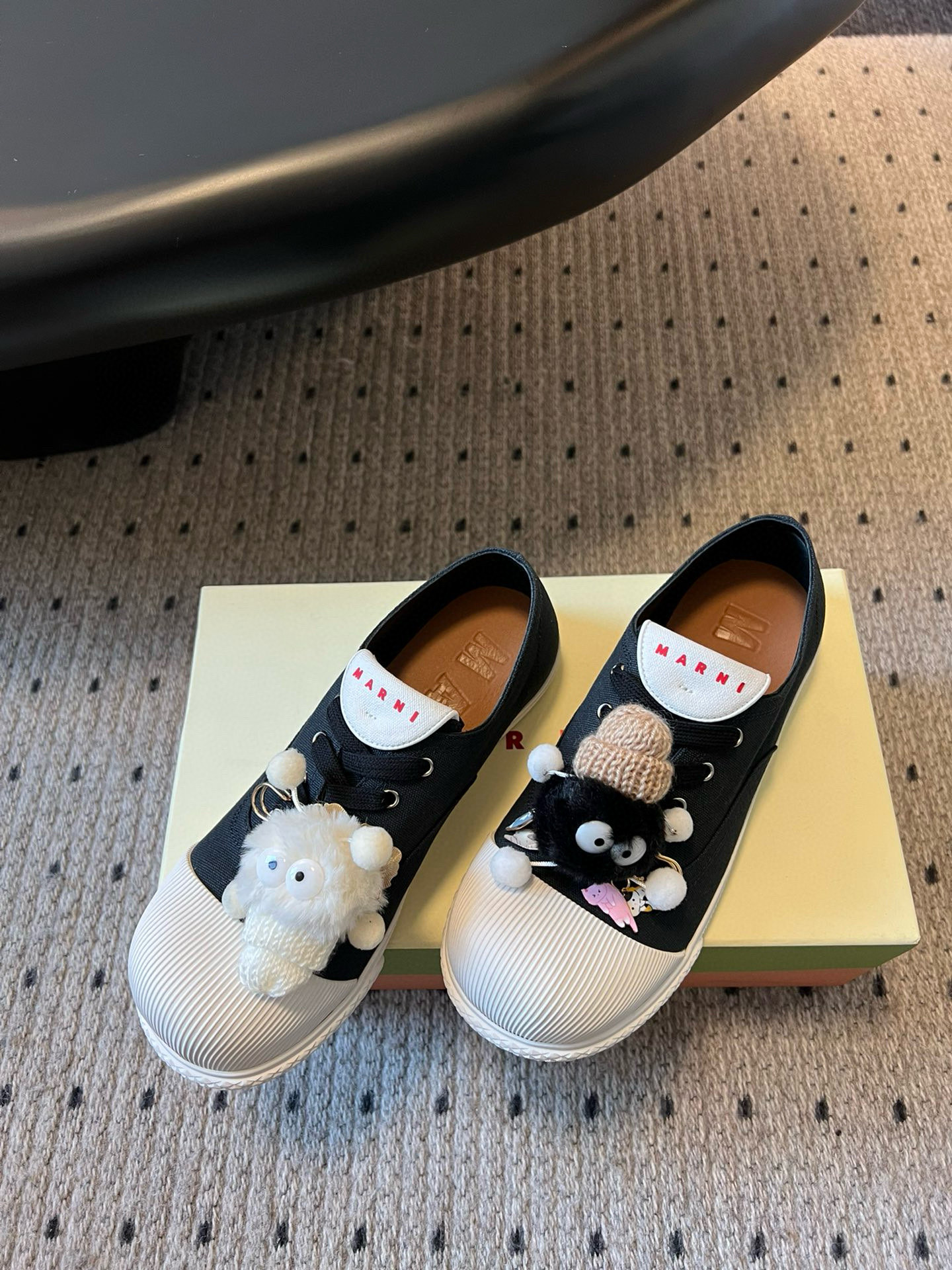 Marni Cotton Wave Sneakers - Lightweight Canvas with Cute Pom-Pom Details 2 i1742818377269 9611 0 2