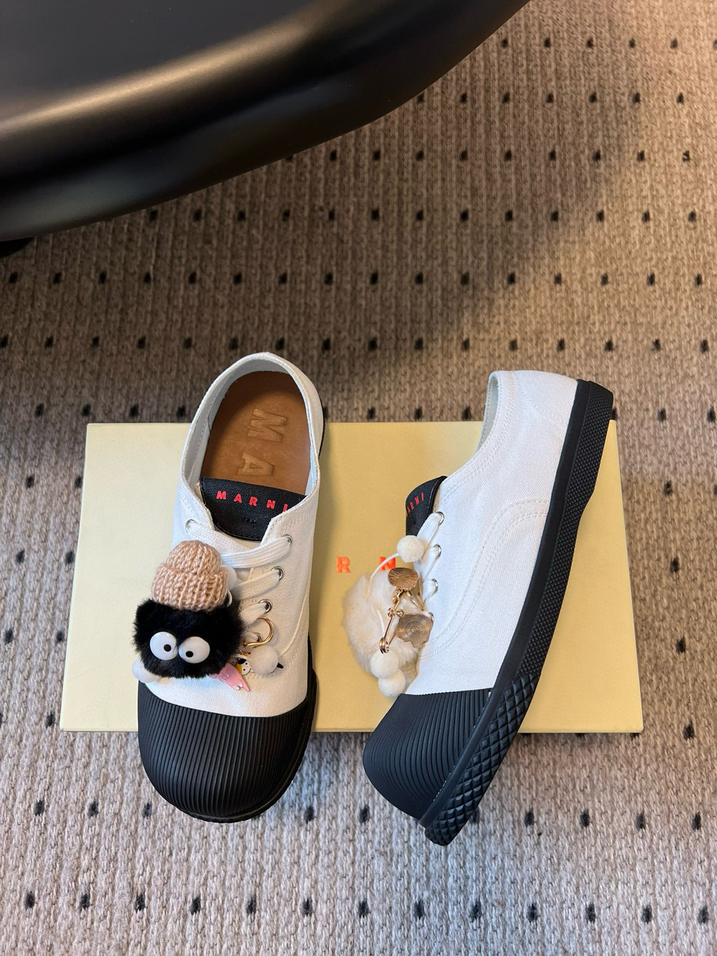 Marni Cotton Wave Sneakers - Lightweight Canvas Shoes with Leather Insole 1 Marni Cotton Wave Sneakers - Lightweight Canvas Shoes with Leather Insole