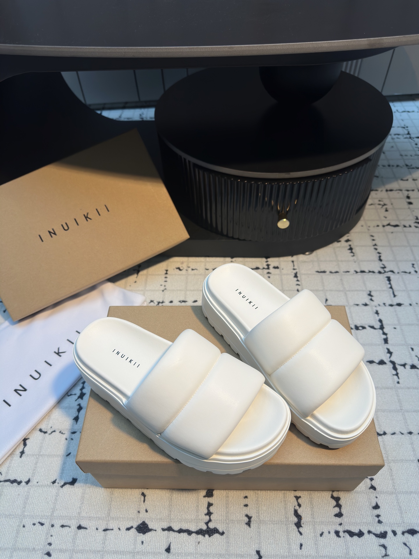 INUIKII2025 Summer Lazy Slippers: Comfortable Sheepskin Sandals with Traditional Craftsmanship - 图片 2