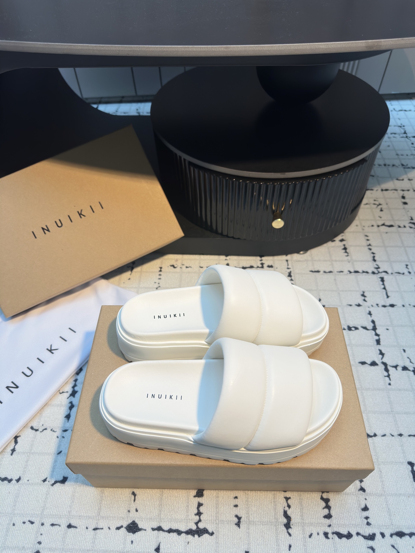INUIKII2025 Summer Lazy Slippers: Comfortable Sheepskin Sandals with Traditional Craftsmanship - 图片 5