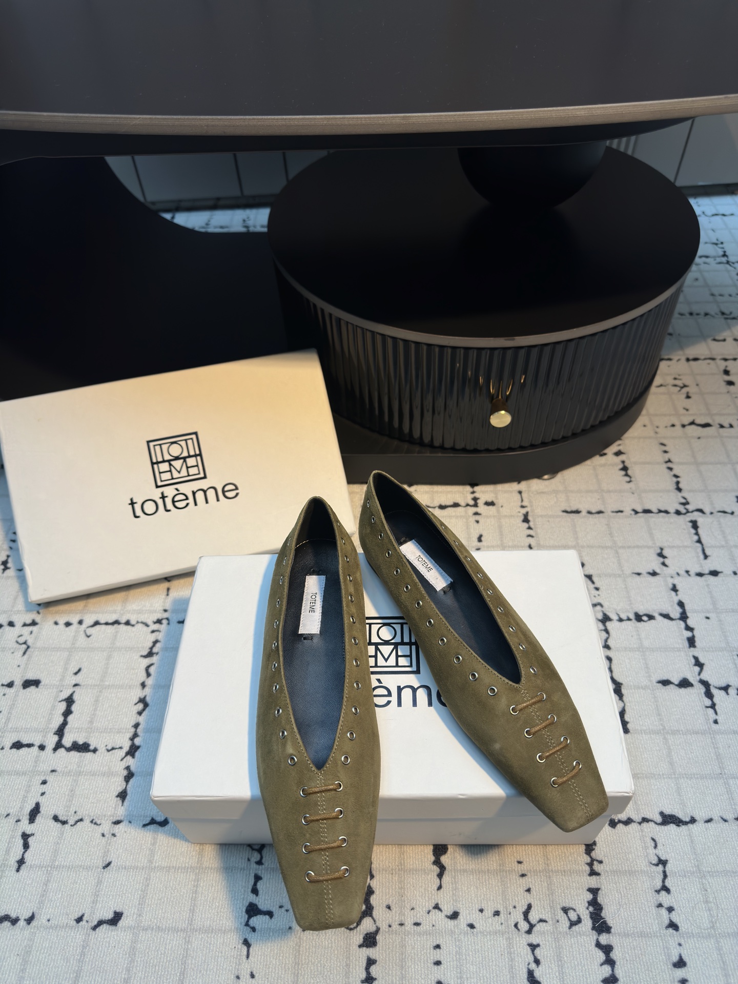 Totême Early Spring Suede Loafers with Rivet and Strap Design 5 i1743491896527 1656 0 3