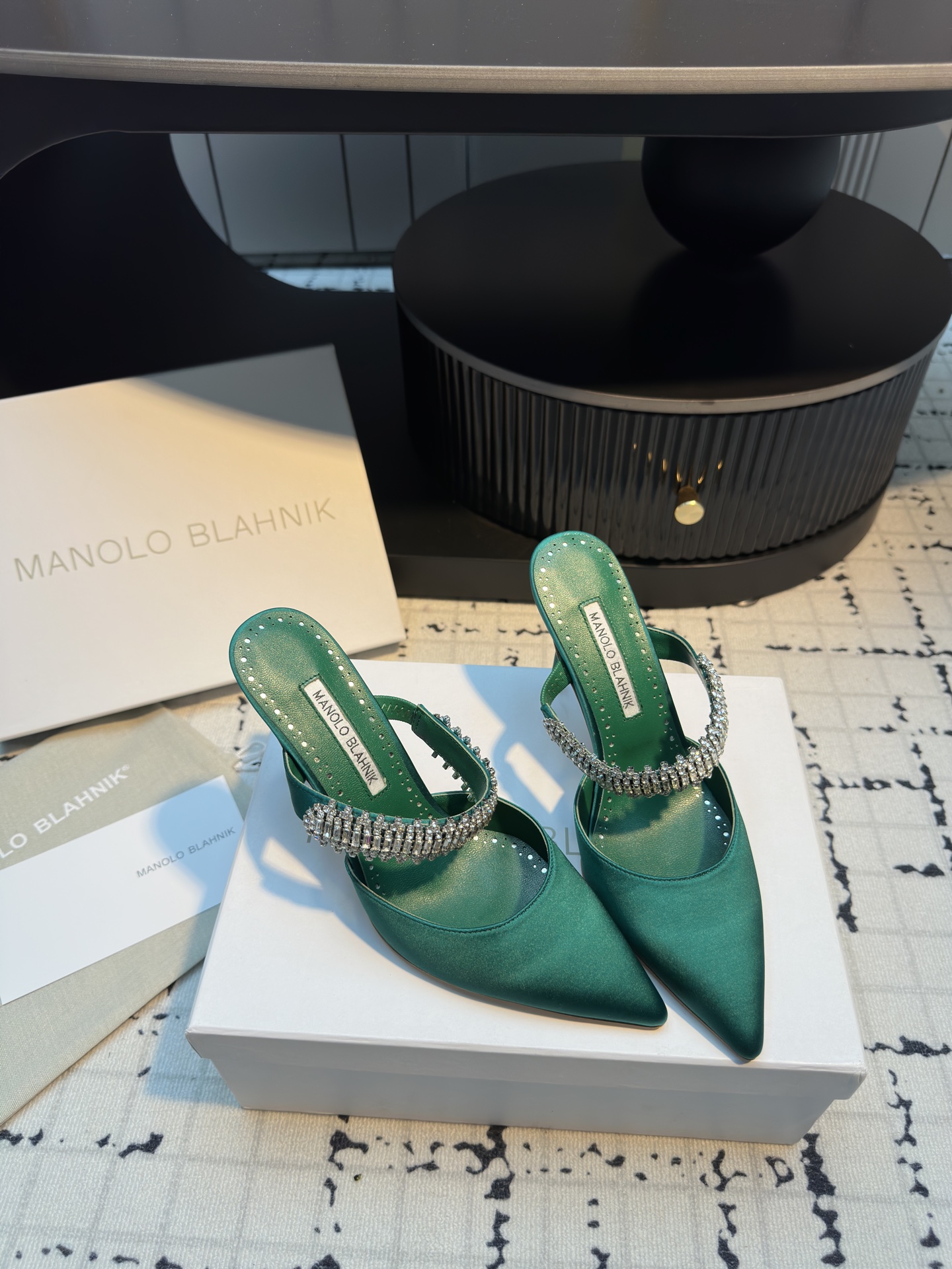 New Manolo Blahnik Chevalier Water Drilling Heels: Precision and Luxury for Summer 2025