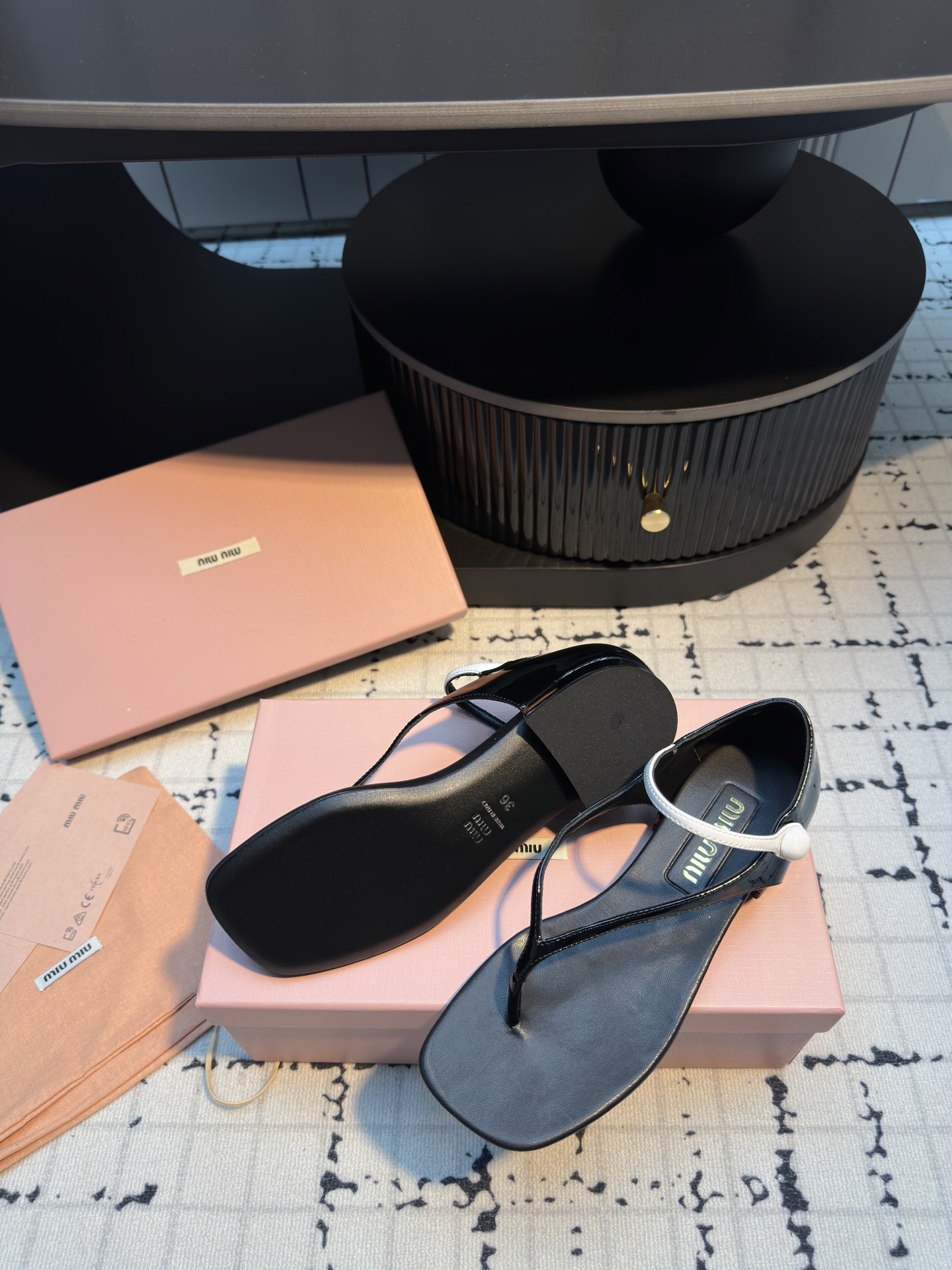 Miu Miu Mary Jane Flip-Flop Sandals: Runway-Ready Style & Comfort 9 i1745401426418 8247 0 7