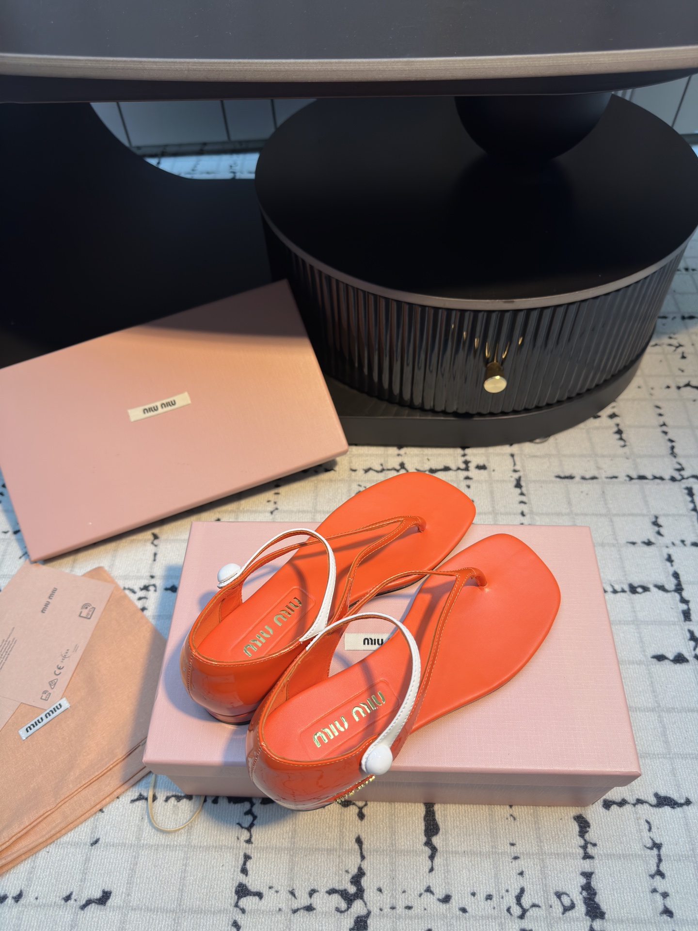 Miu Miu Mary Jane Thong Sandals - 2025 Spring/Summer Collection 8 i1745401605448 9268 0 5