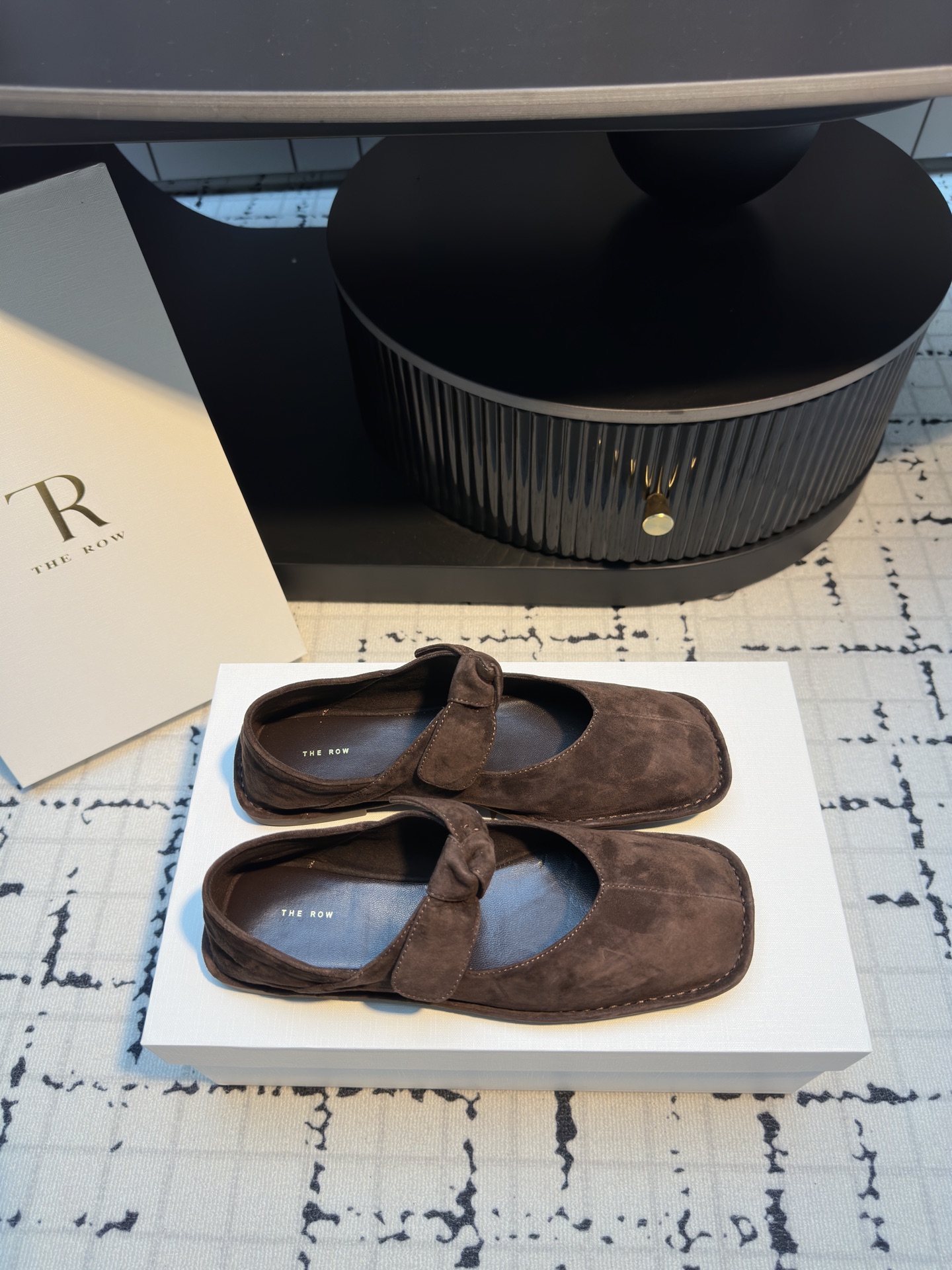 The Row Square-Toe Bow Mary Jane Flats - Comfortable & Stylish 6 i1746610497779 2831 0 4