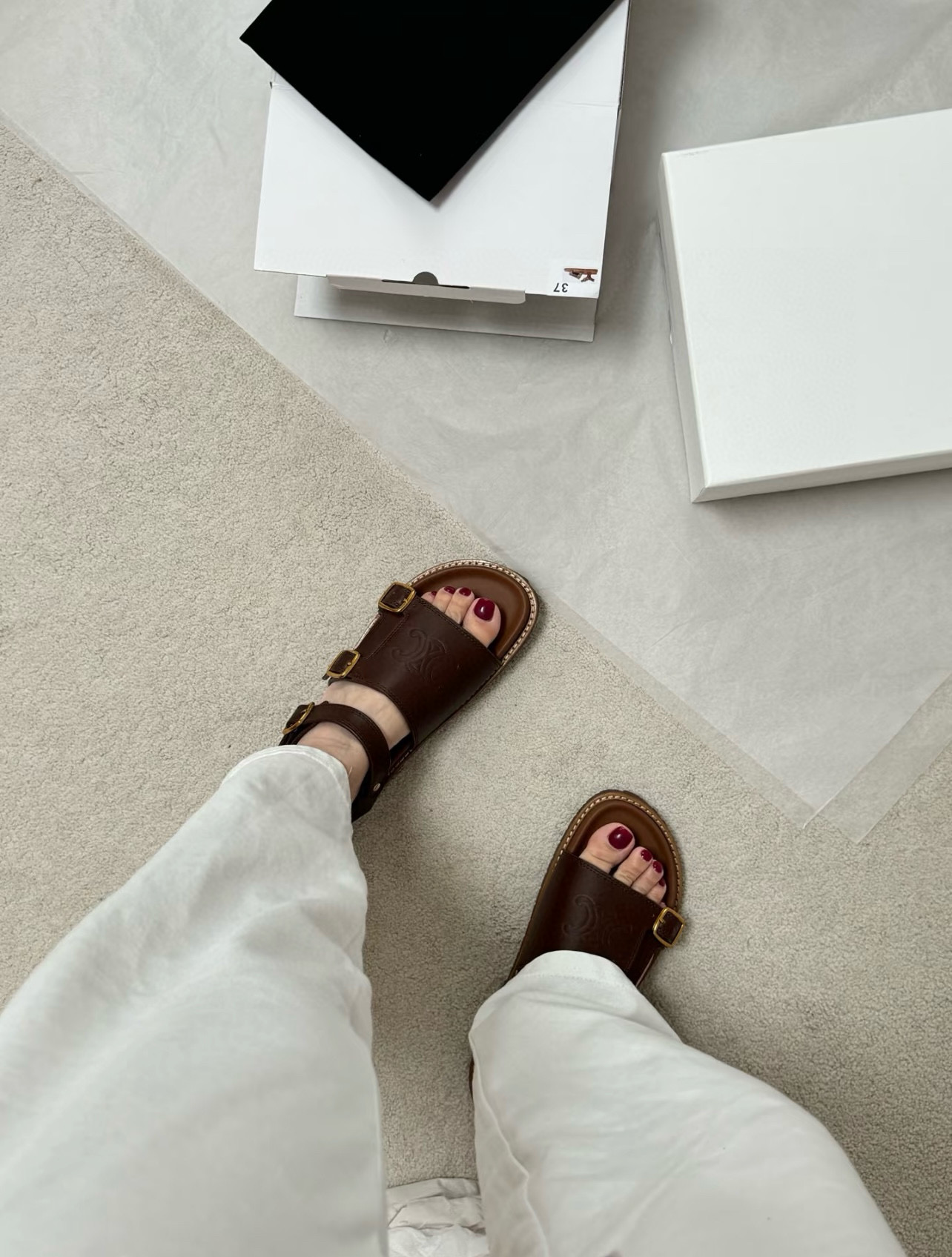 NO:382553,Super high appearance, Roman charm, retro and high-end, slippers, slippers19860909超高颜值,罗马韵味,复古又高级,拖鞋,slippers,Women's Shoes