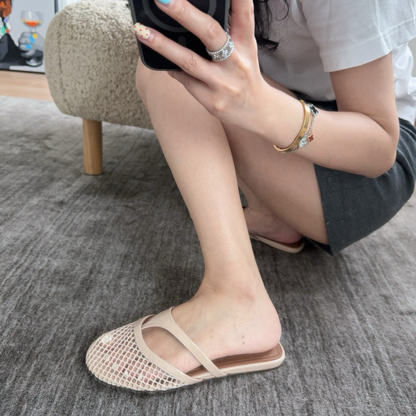 NO:460878,Fairy wind sandals come Alaa, semi-drag, sandals19860909仙女风凉鞋来了Alaa,半拖,sandals,Women's Shoes