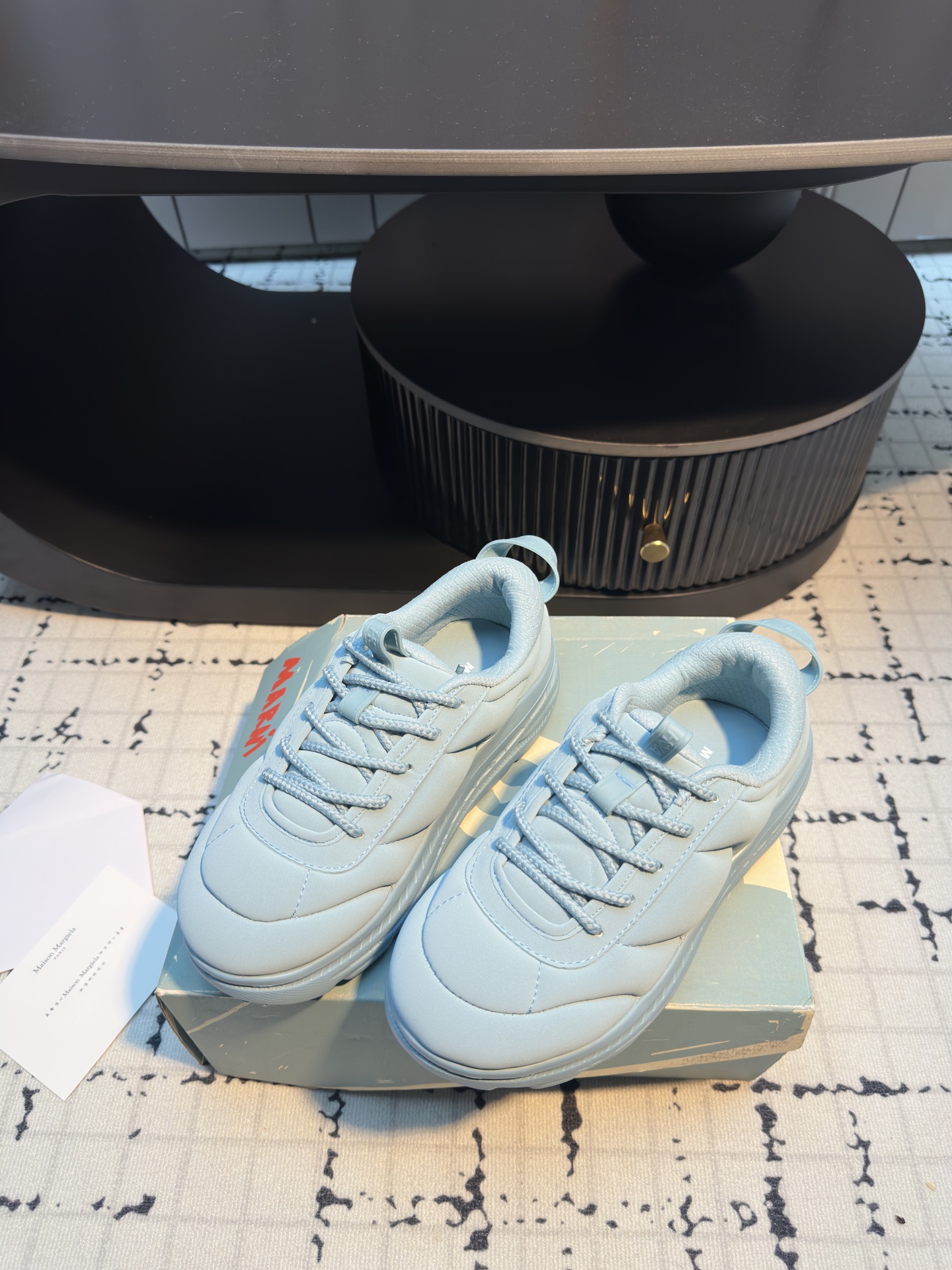 Marni x Hoka BondiB3: Fashionable & Comfortable Puffy-Bread Sneakers