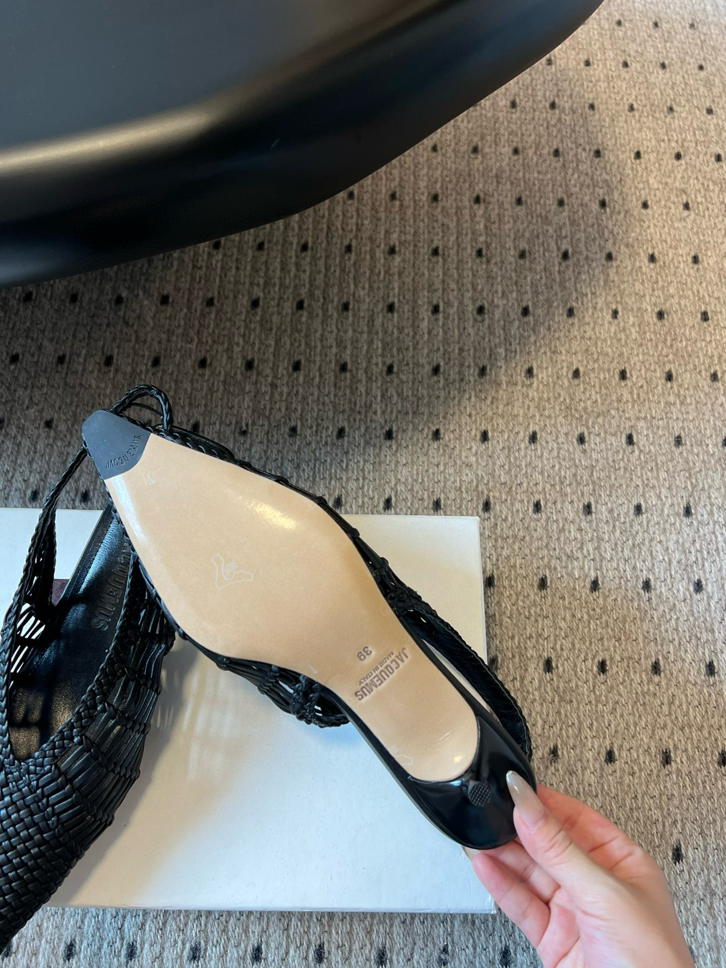 Jacquemus 25SS Pointy Knitting Shoes: Sheepskin, Size 35/40, London Flagship Store - 图片 8